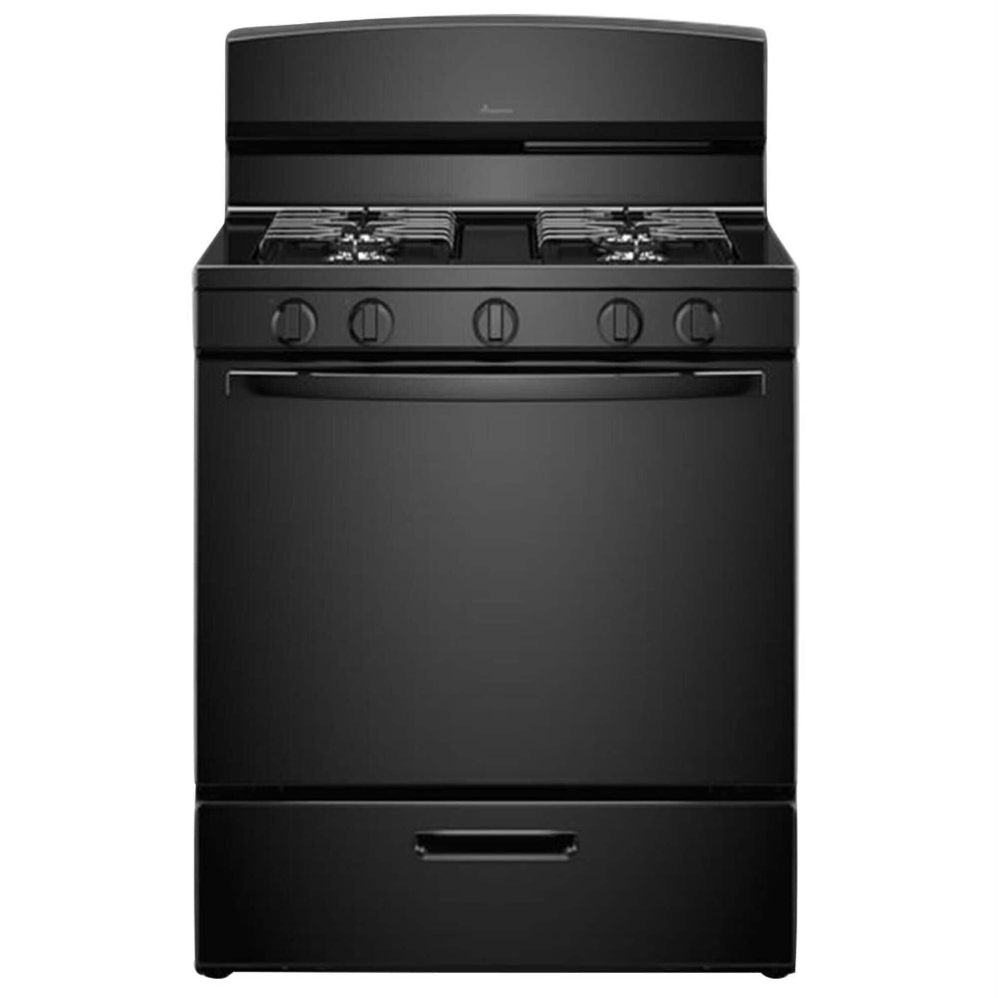 Amana 5.1 Cu. Ft. Gas Range in Black, , large