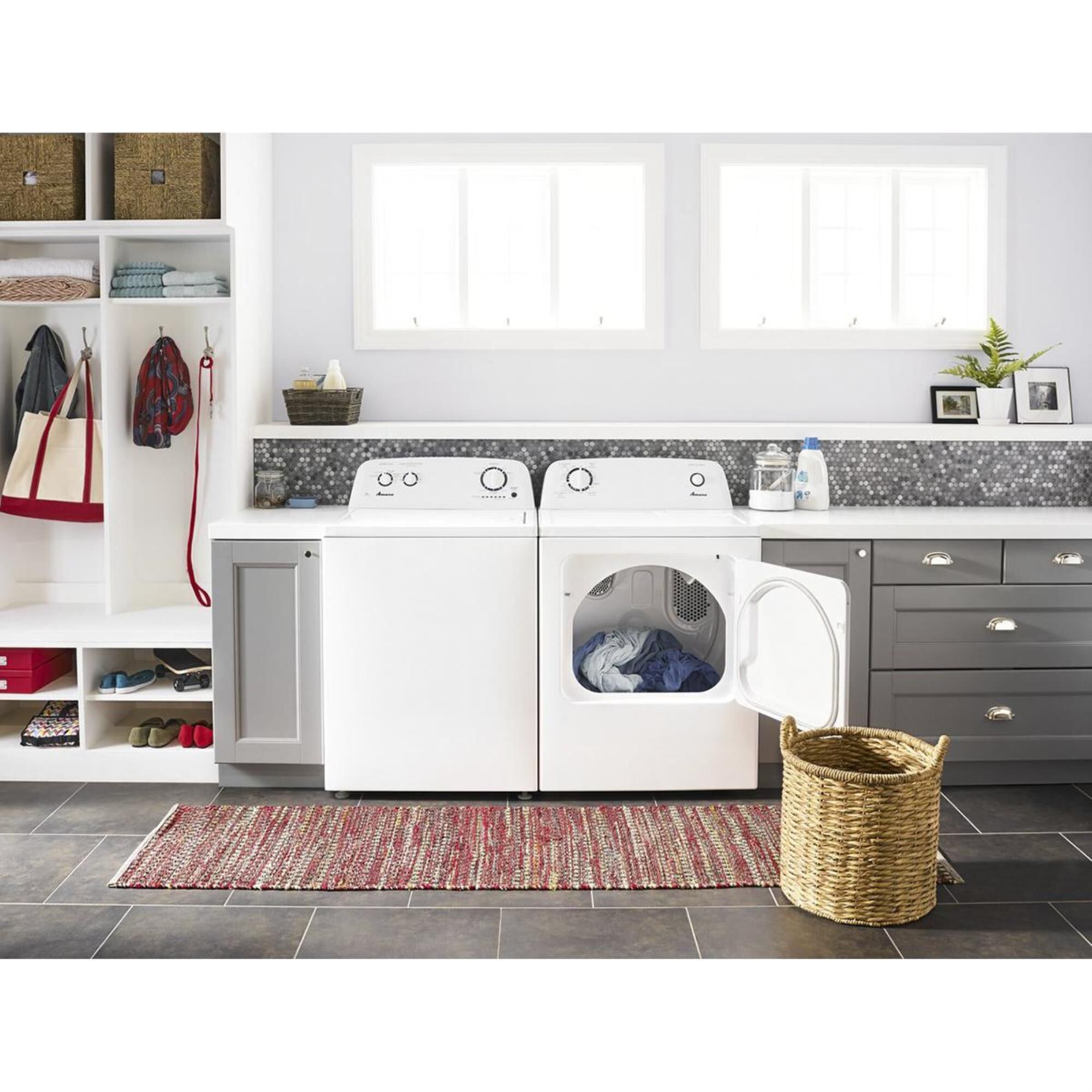 Amana 6.5 Cu. Ft. Gas Dryer with Automatic Dryness Control in White, , large