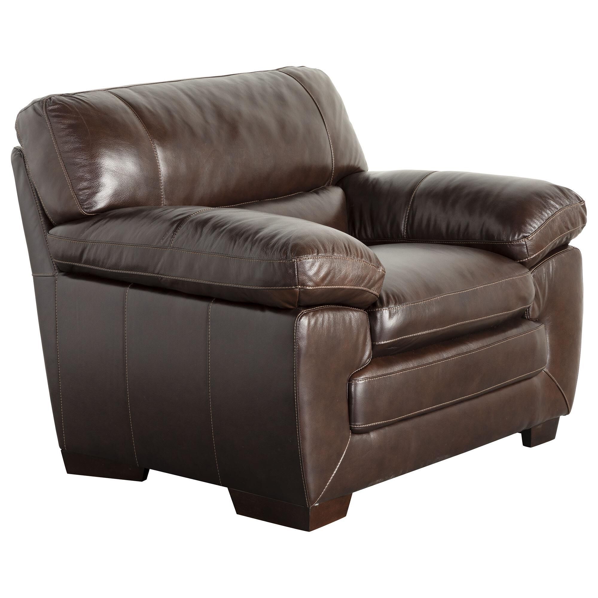 at HOME Leather Chair in Amarillo Walnut, , large