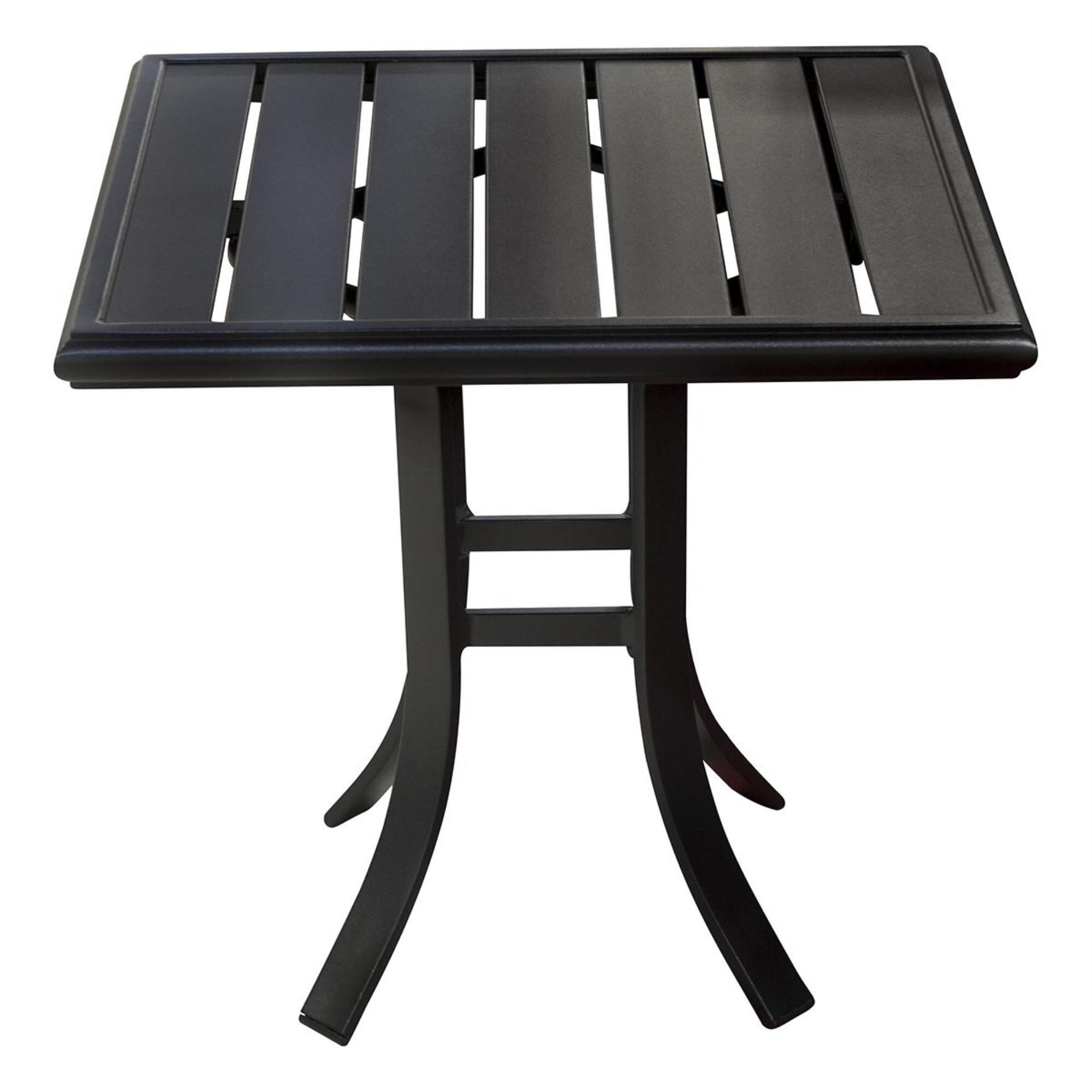 Winston Aluminum Slat Top End Table in Night, , large