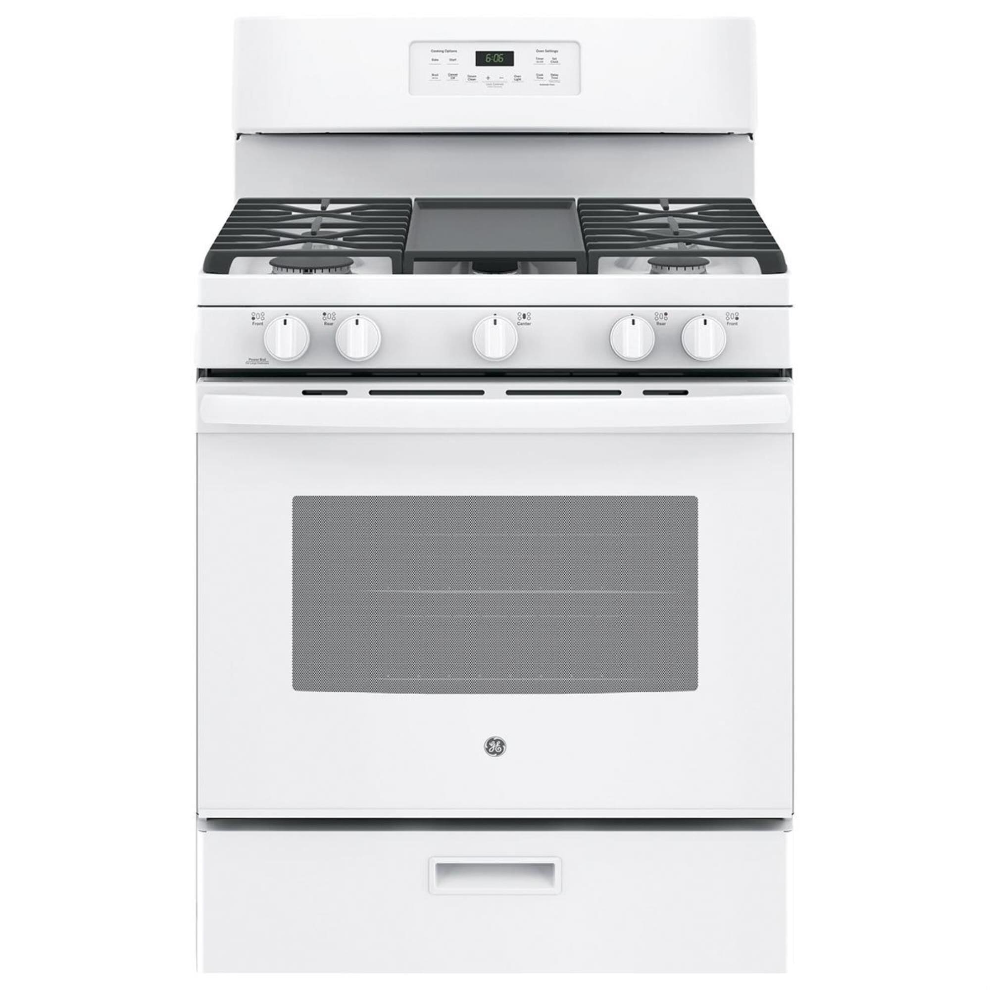 GE Appliances 5.0 Cu. Ft. Freestanding Gas Range in White, , large