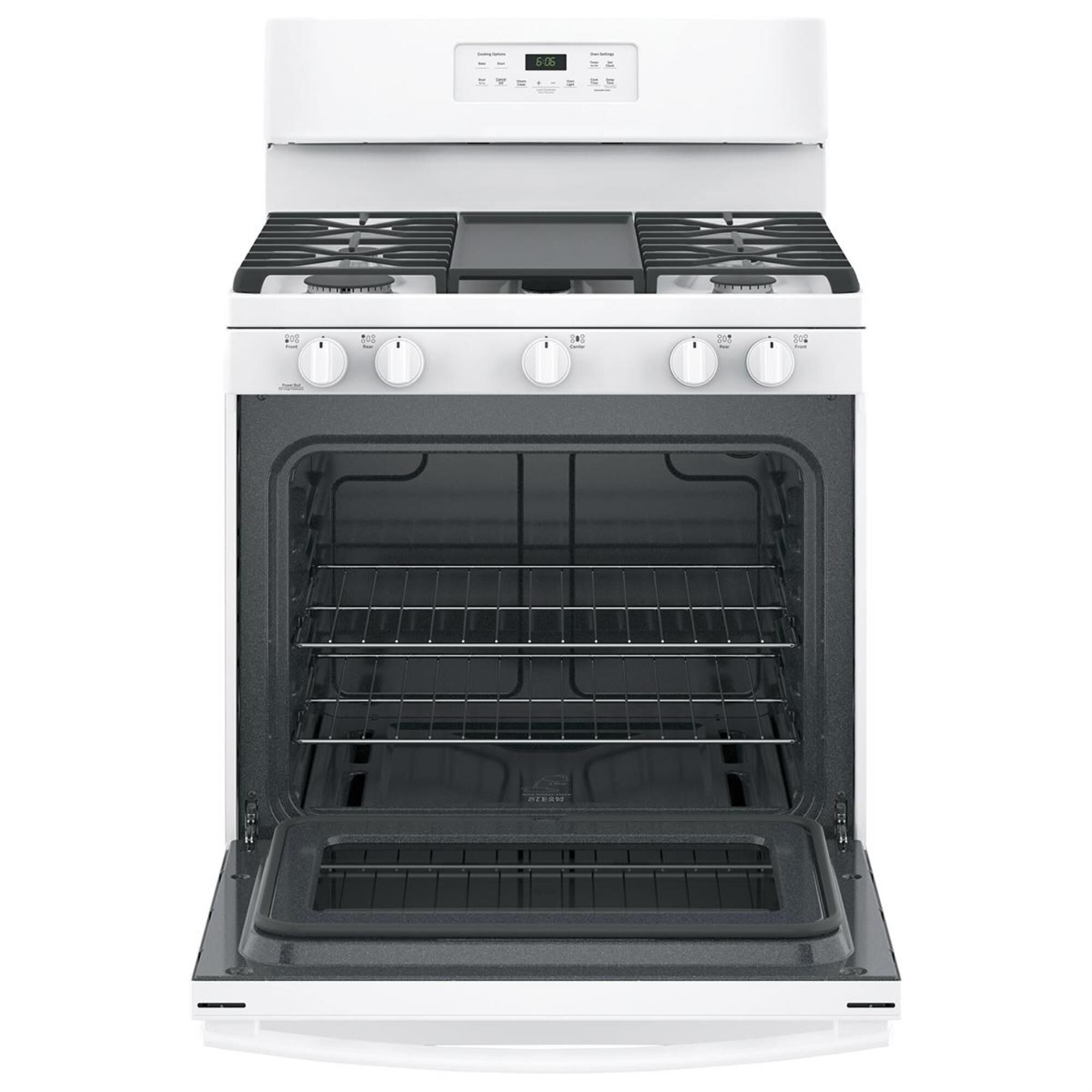 GE Appliances 5.0 Cu. Ft. Freestanding Gas Range in White, , large