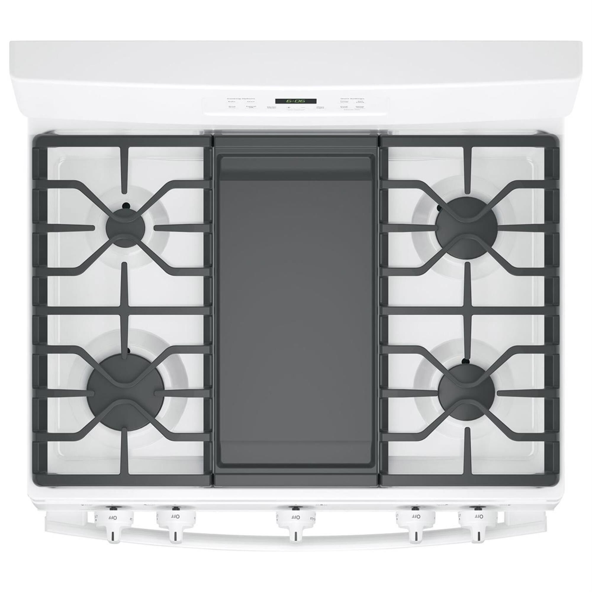 GE Appliances 5.0 Cu. Ft. Freestanding Gas Range in White, , large