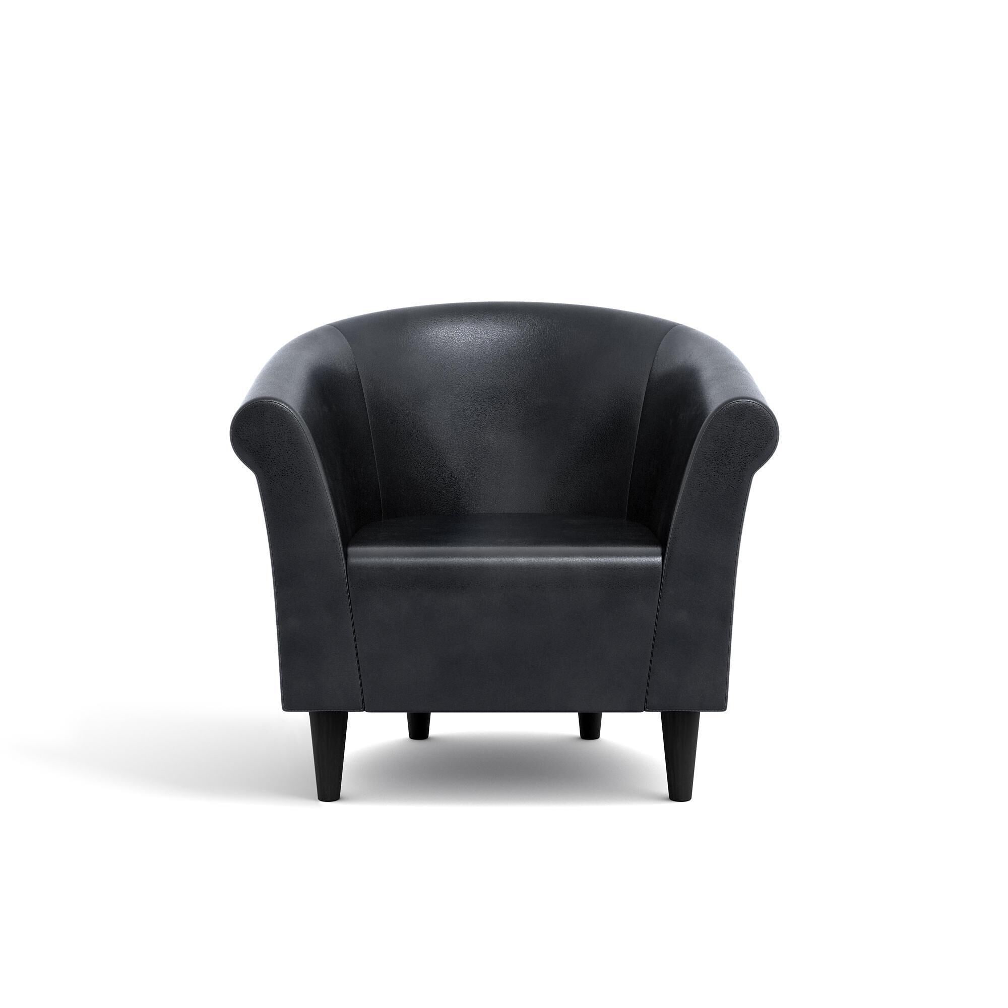 Overman International Corp Club Chair in Black, , large