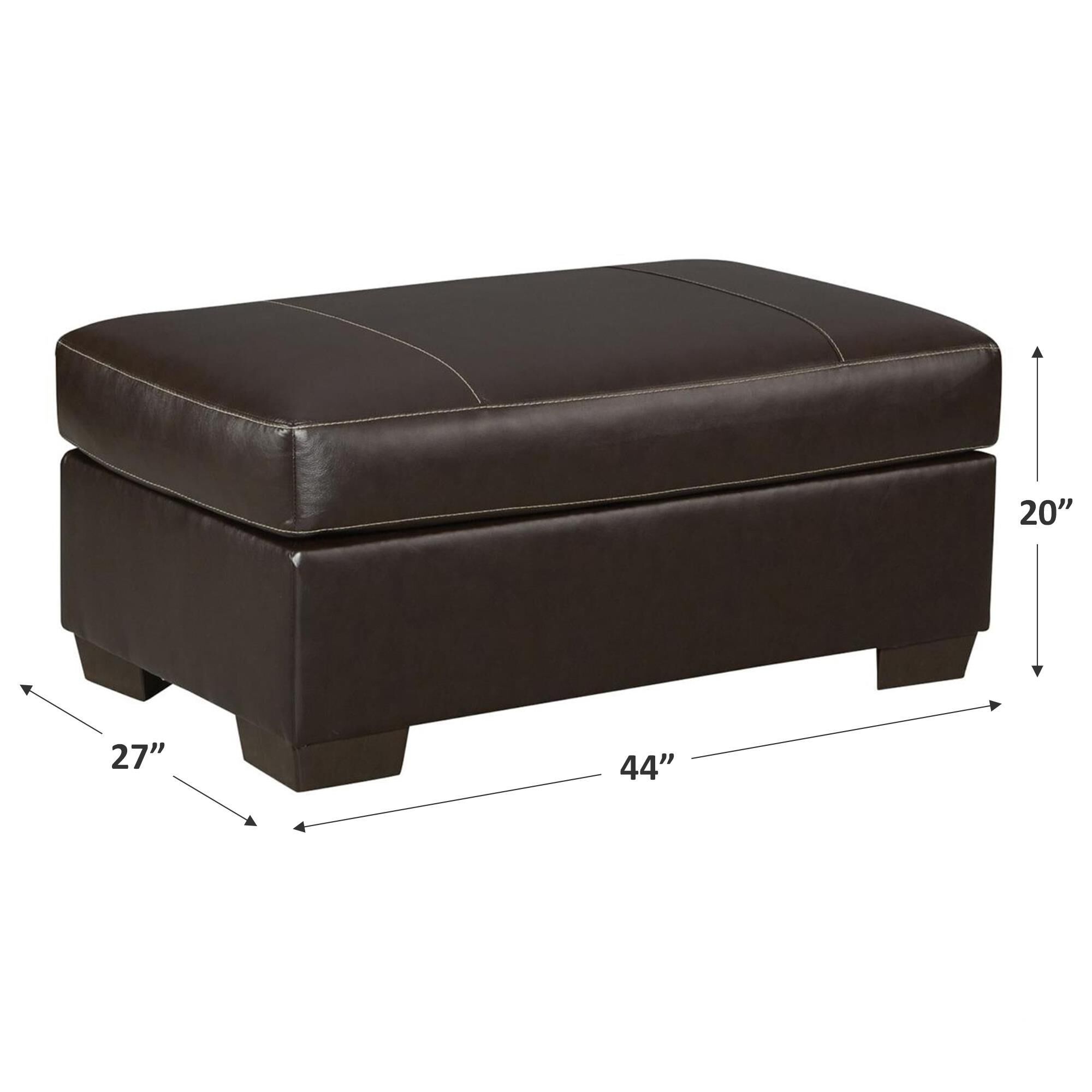 Arapahoe Home Austin Ottoman in Chocolate, , large