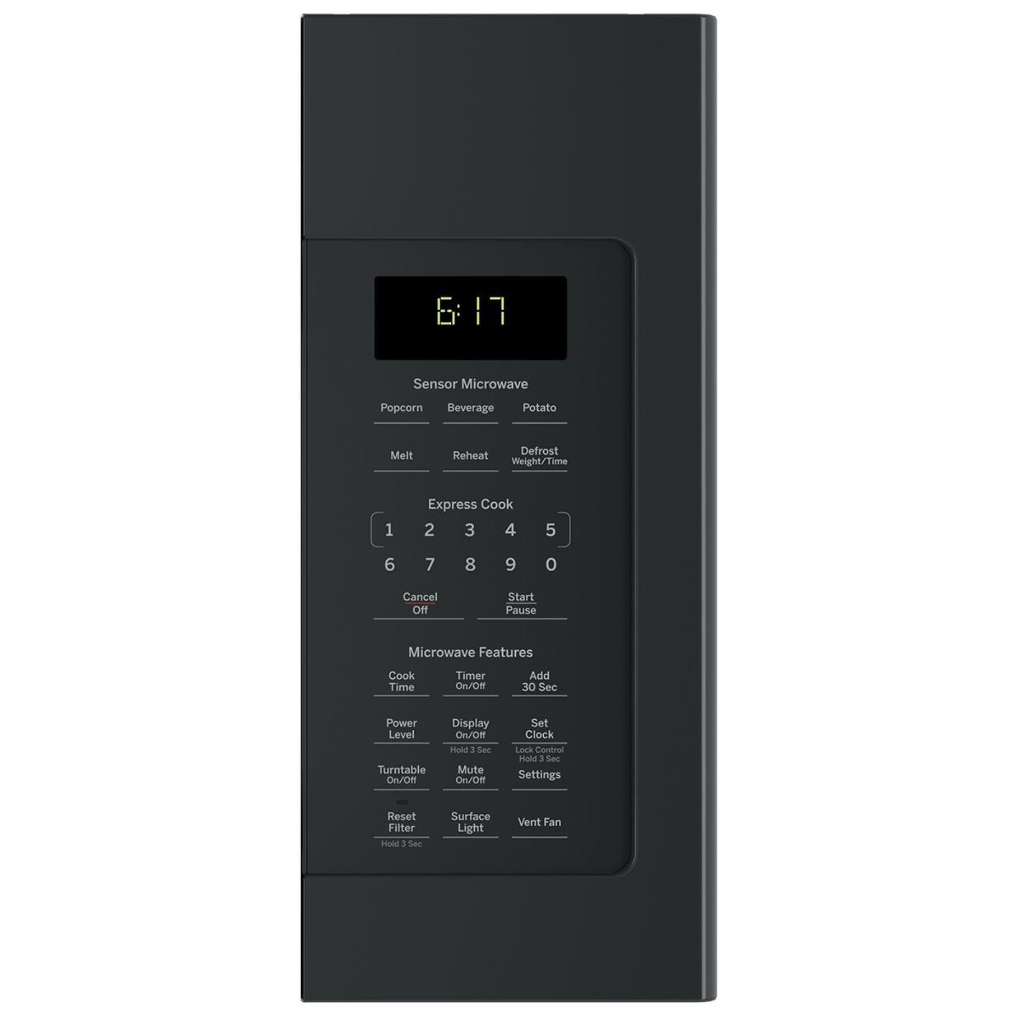 GE Appliances 1.7 Cu. Ft. Over-the-Range Microwave with Sensor in Black, , large
