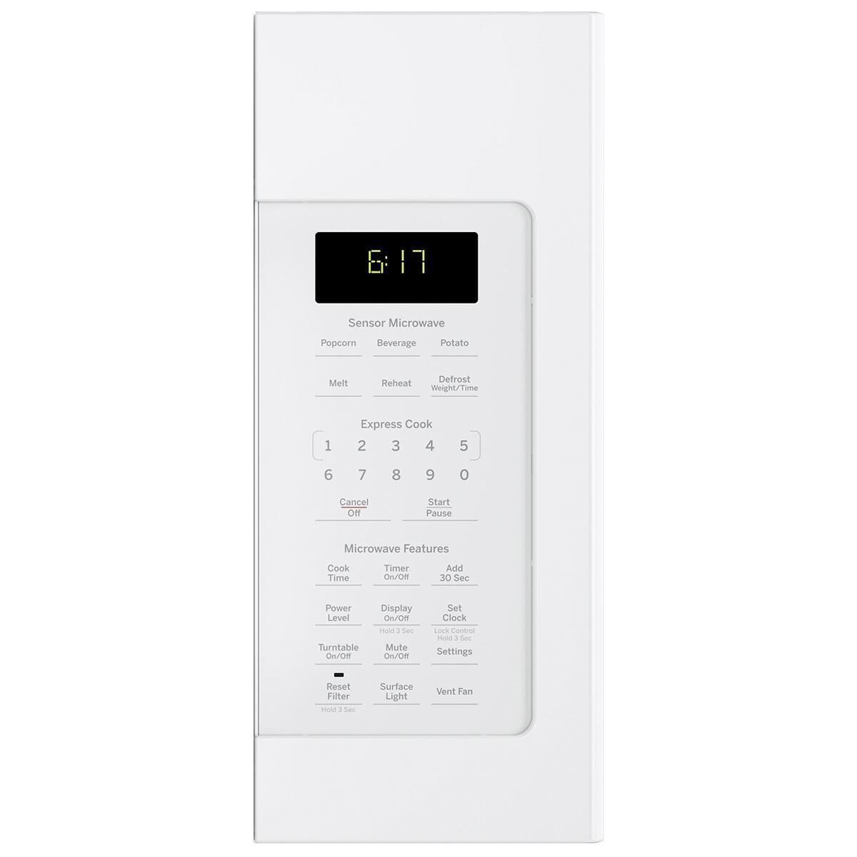 GE Appliances 1.7 Cu. Ft. Over-the-Range Microwave with Sensor in White, , large