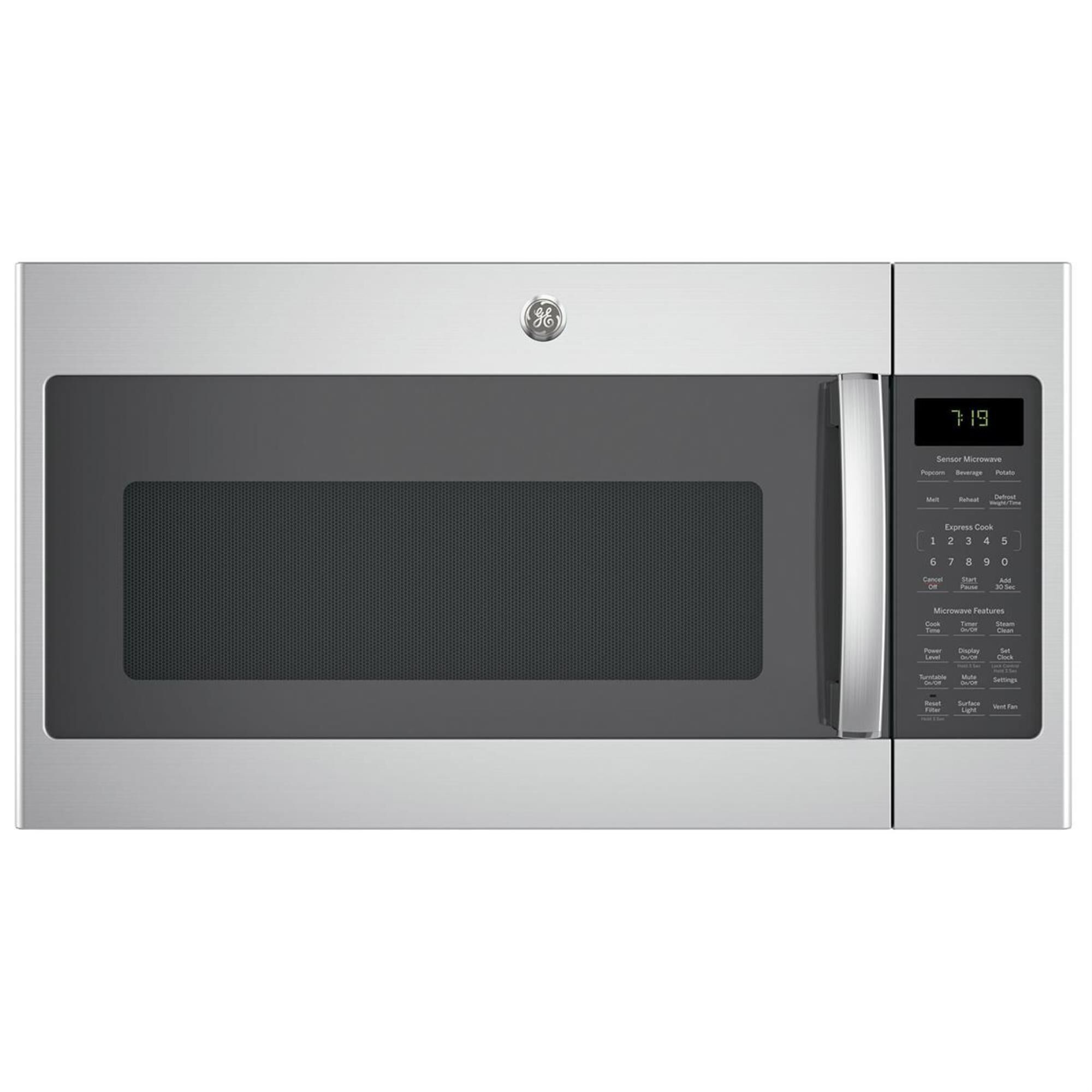 GE Appliances 1.9 Cu. Ft. Over-the-Range Microwave with Sensor in Stainless Steel