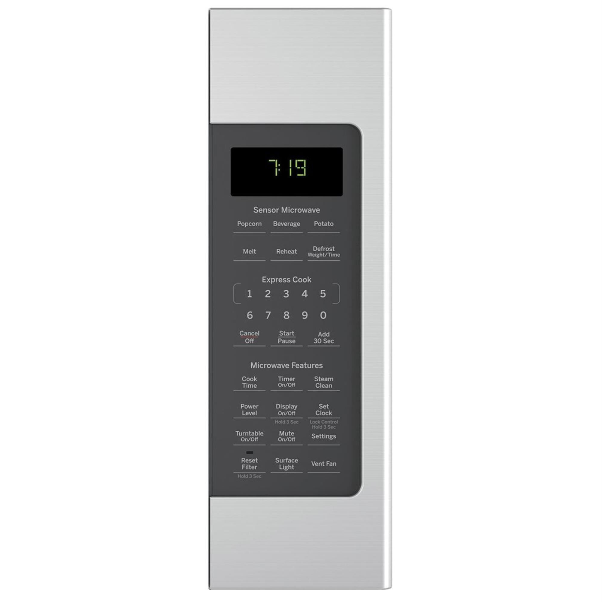 GE Appliances 1.9 Cu. Ft. Over-the-Range Microwave with Sensor in Stainless Steel