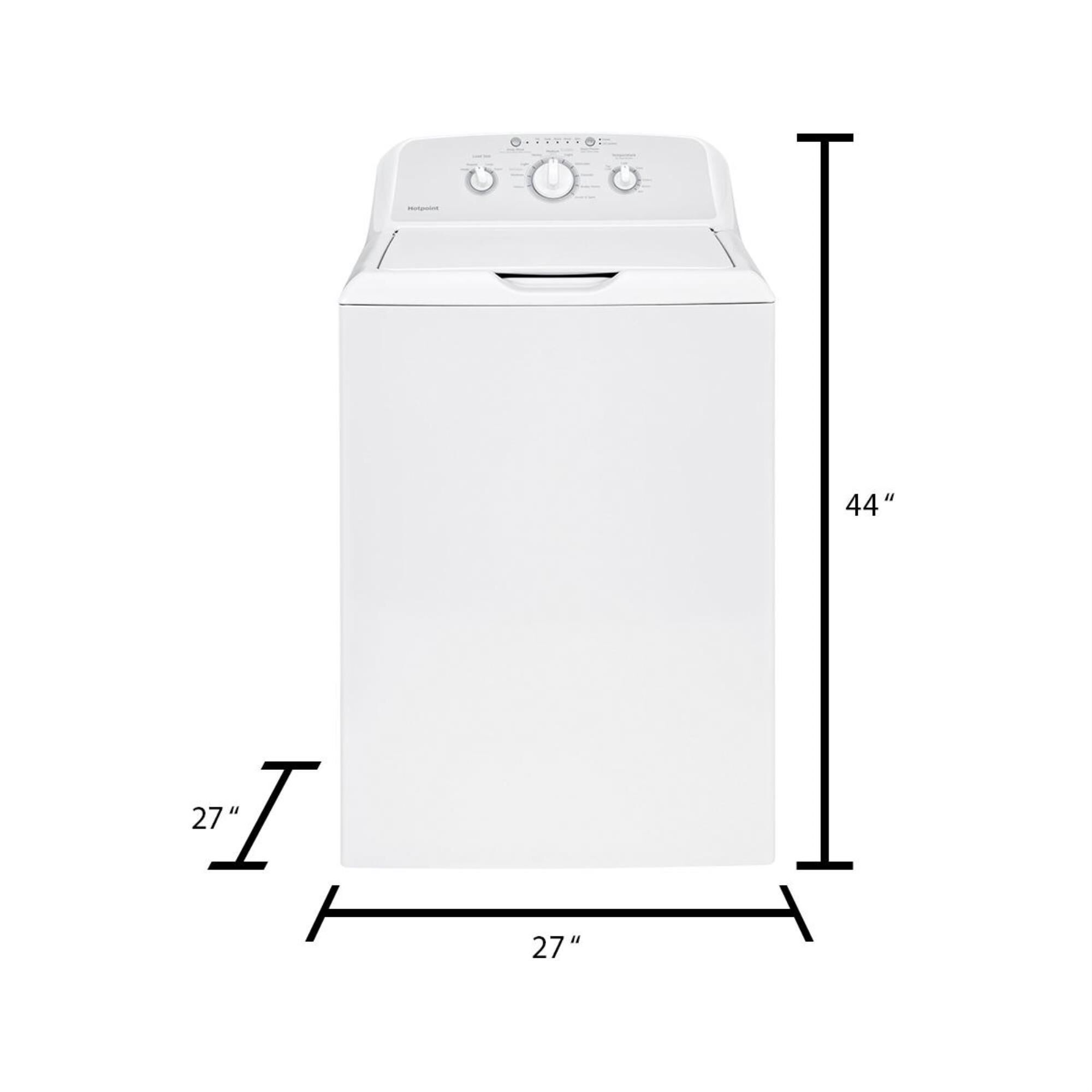 Hotpoint 3.8 Cu. Ft. Top Load Washer in White, , large