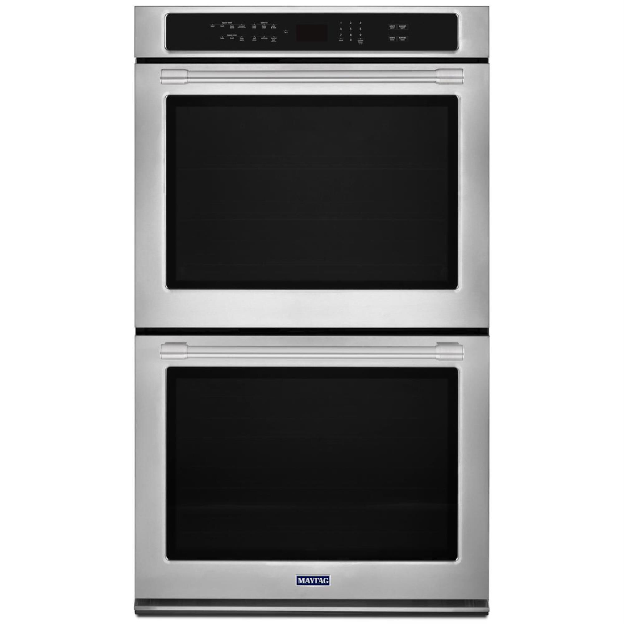 Maytag 30" 10 Cu. Ft. Double Wall Oven with True Convection in Stainless Steel, , large