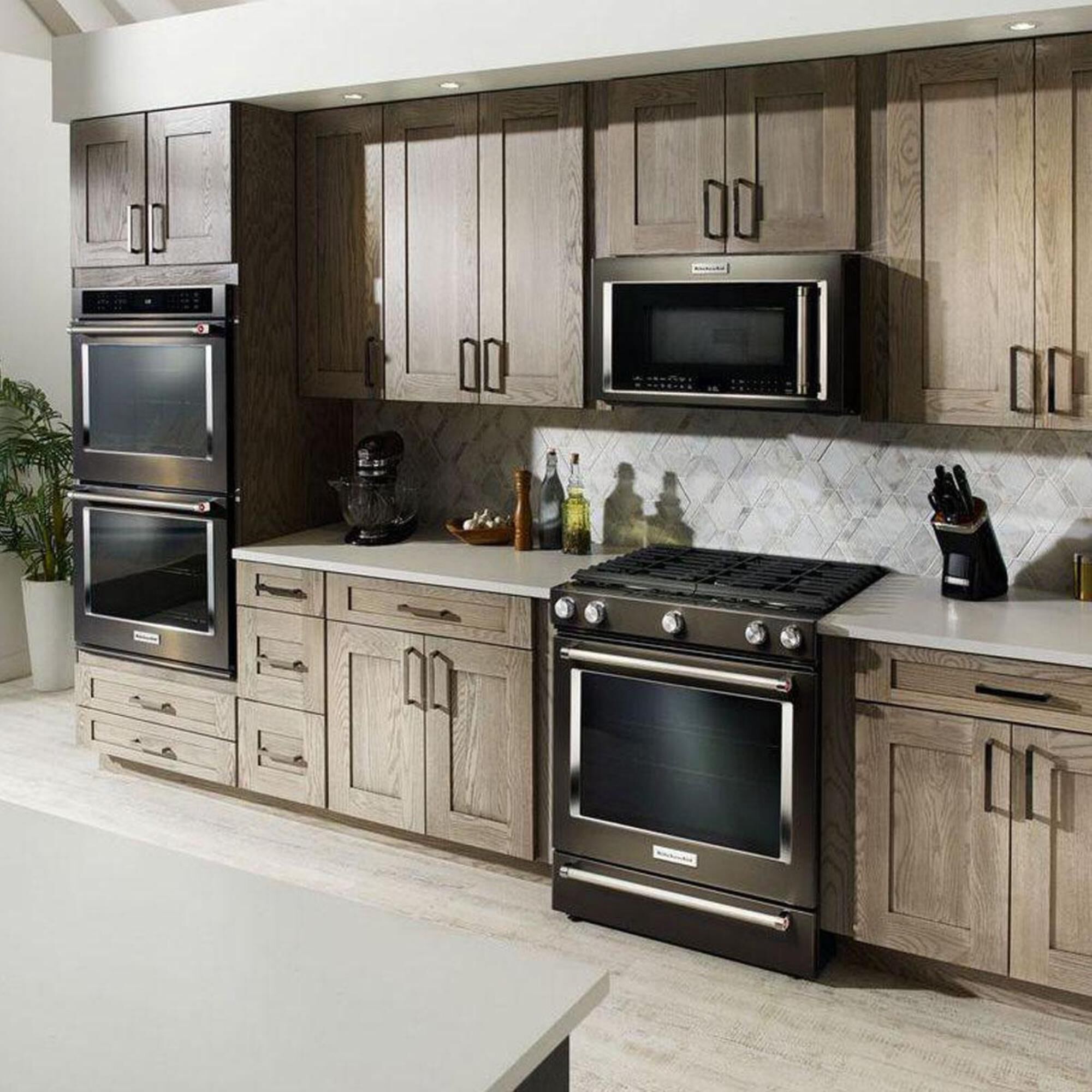 KitchenAid 30" 5.8 Cu. Ft. Gas Range in Black Stainless Steel, , large