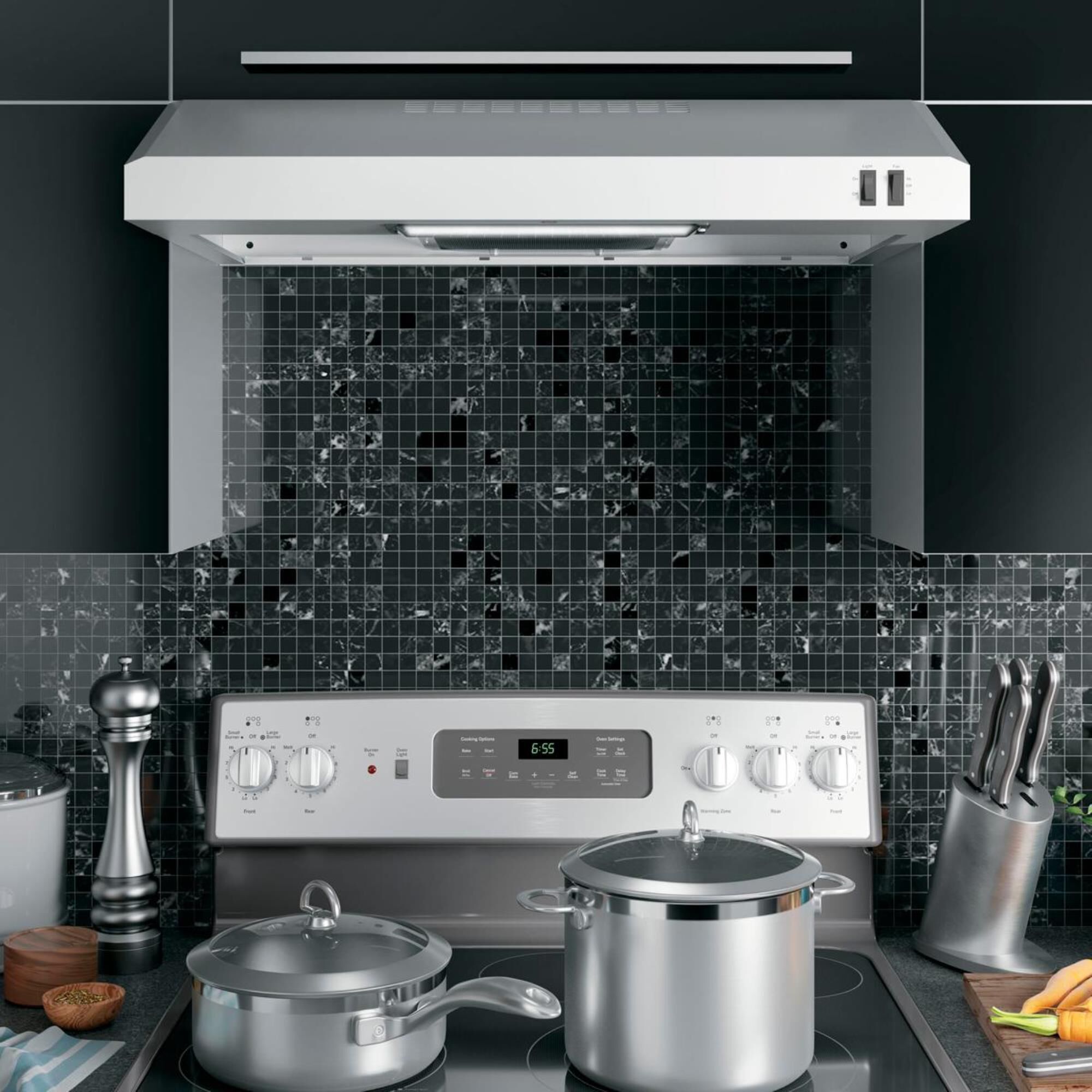 GE Appliances 30" Under the Cabinet Hood in Stainless Steel, , large