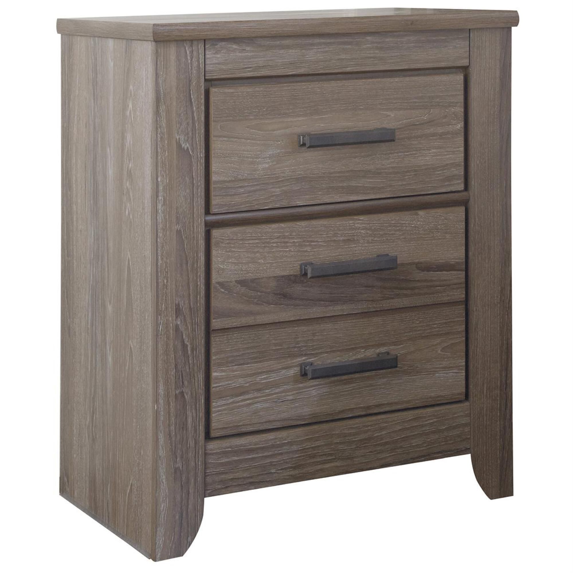 Signature Design by Ashley Zelen 5 Piece King Bedroom Set in Warm Gray, , large