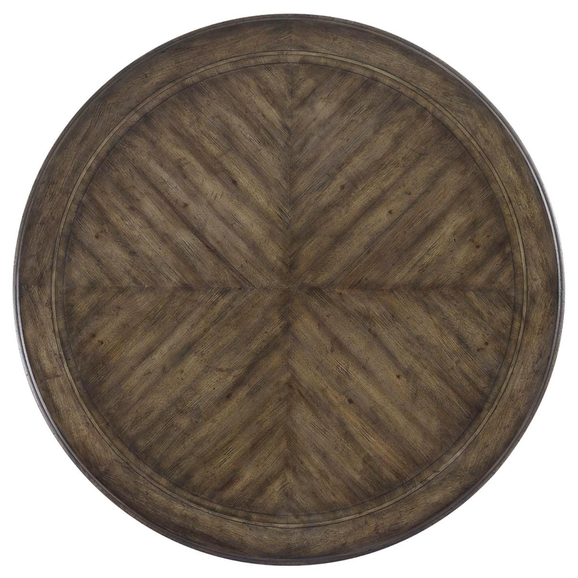 Hooker Furniture Rhapsody 72" Round Dining Table in Reclaimed Natural - Table Only, , large