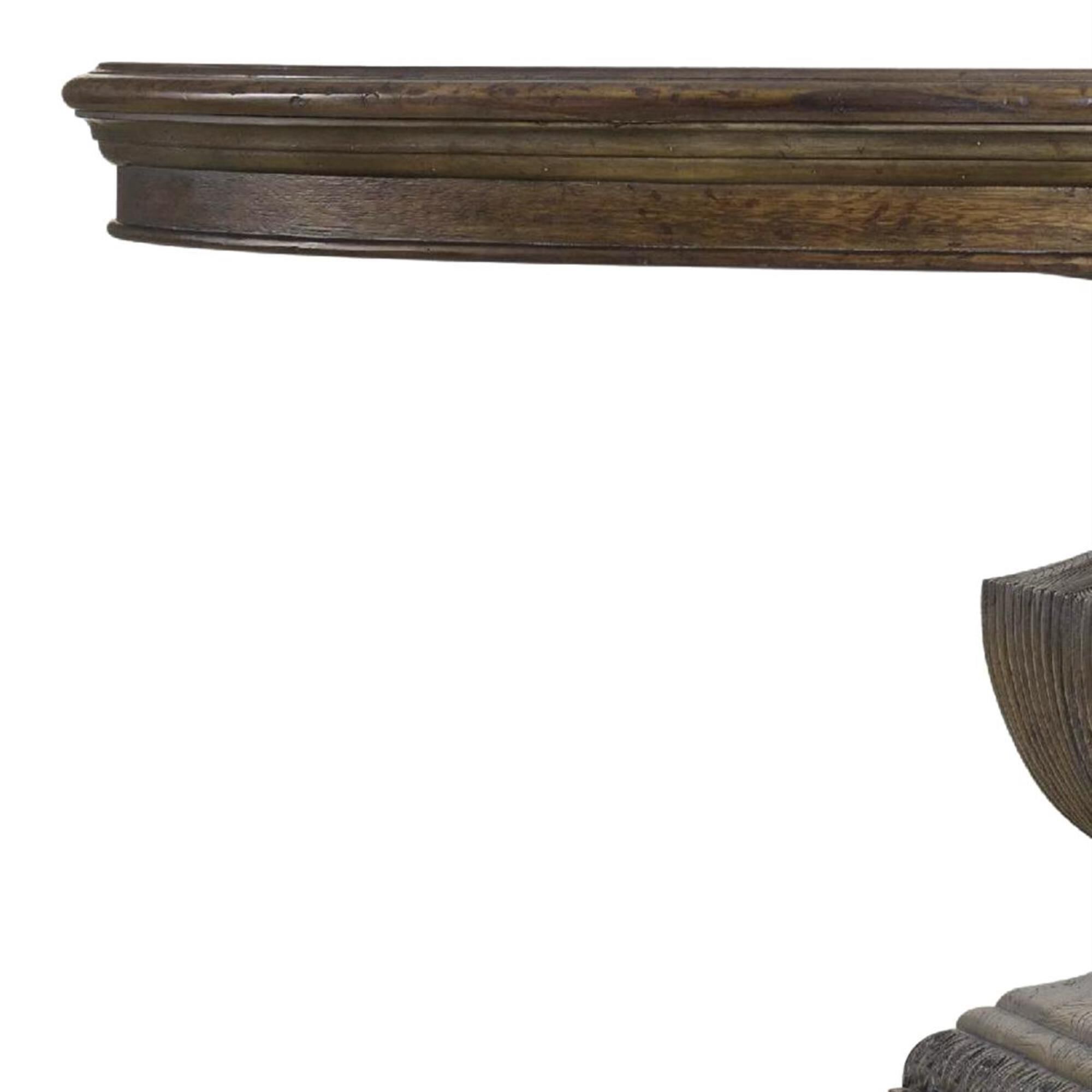 Hooker Furniture Rhapsody 72" Round Dining Table in Reclaimed Natural - Table Only, , large