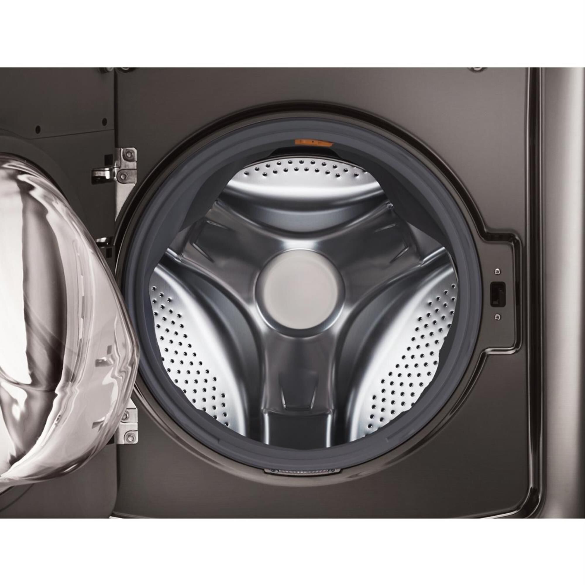 LG SIGNATURE 5.8 Cu Ft. Mega Capacity Washer in Black Stainless Steel, , large