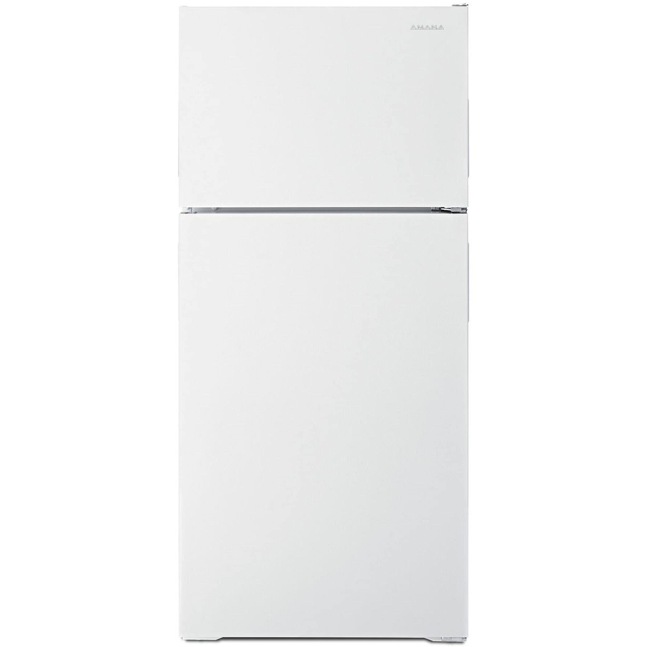 Amana 14 Cu. Ft. 28" Wide Top-Freezer Refrigerator with Dairy Bin in White, , large