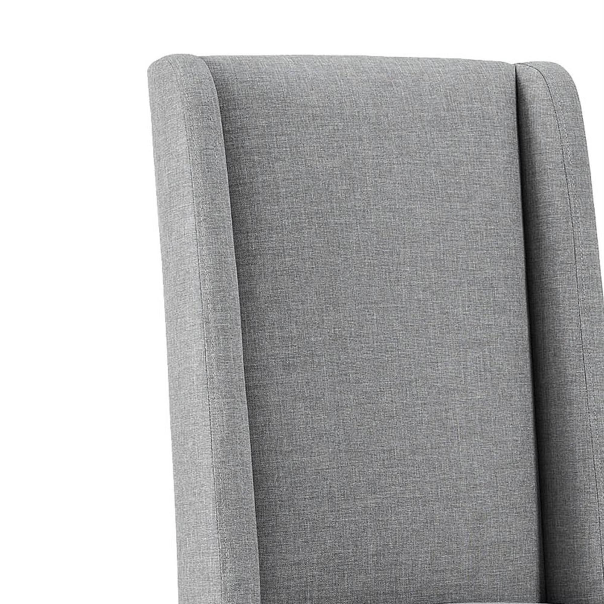 Modway Baron Fabric Dining Chair in Light Gray, , large