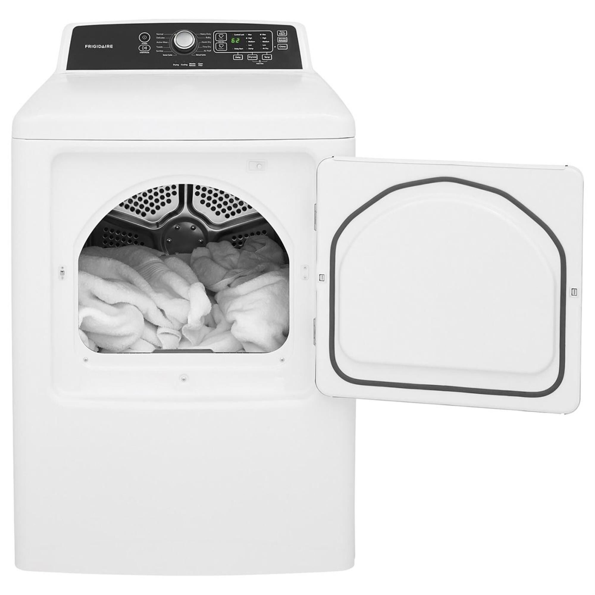 Frigidaire 6.7 Cu. Ft. Free-Standing Gas Dryer in White, , large