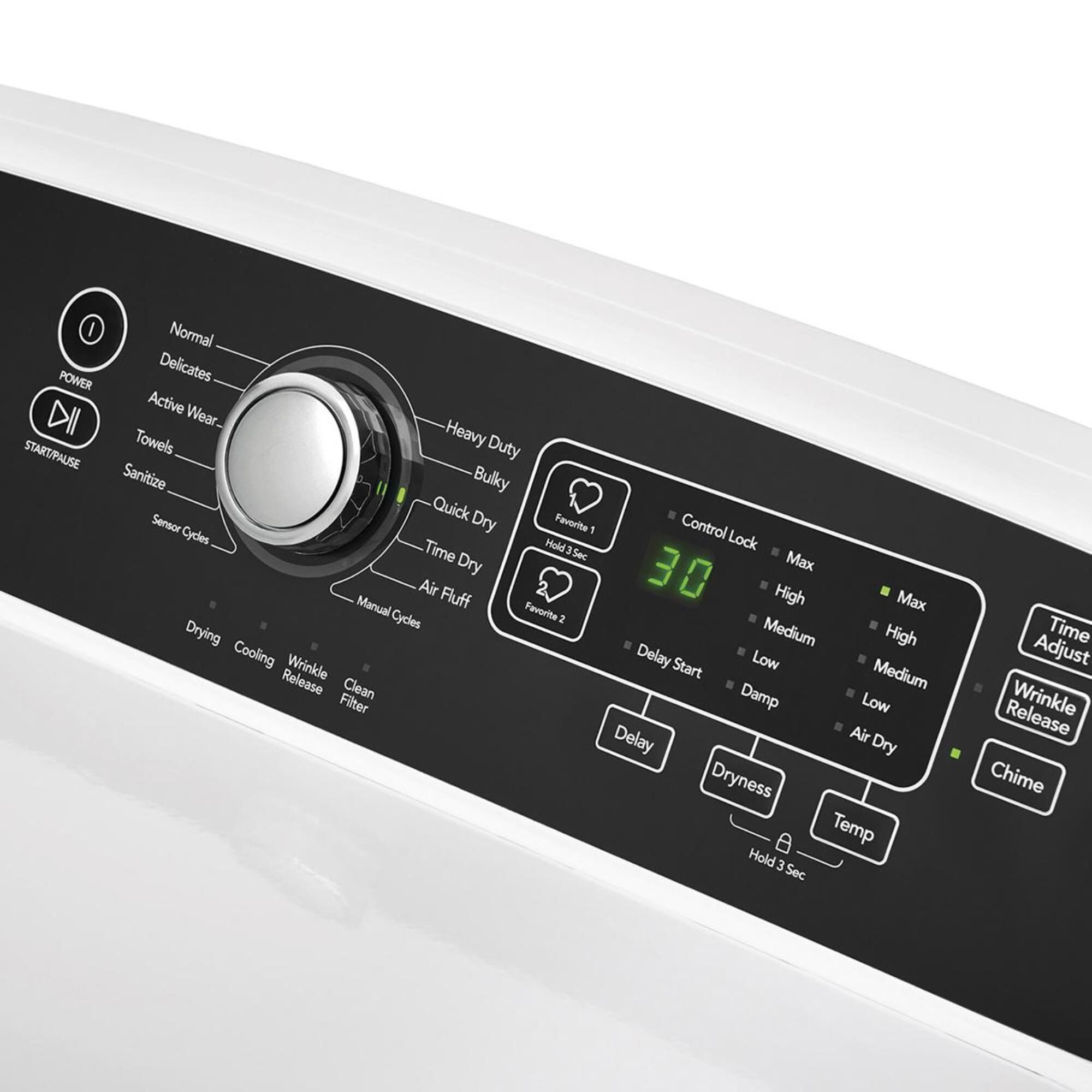 Frigidaire 6.7 Cu. Ft. Free-Standing Gas Dryer in White, , large