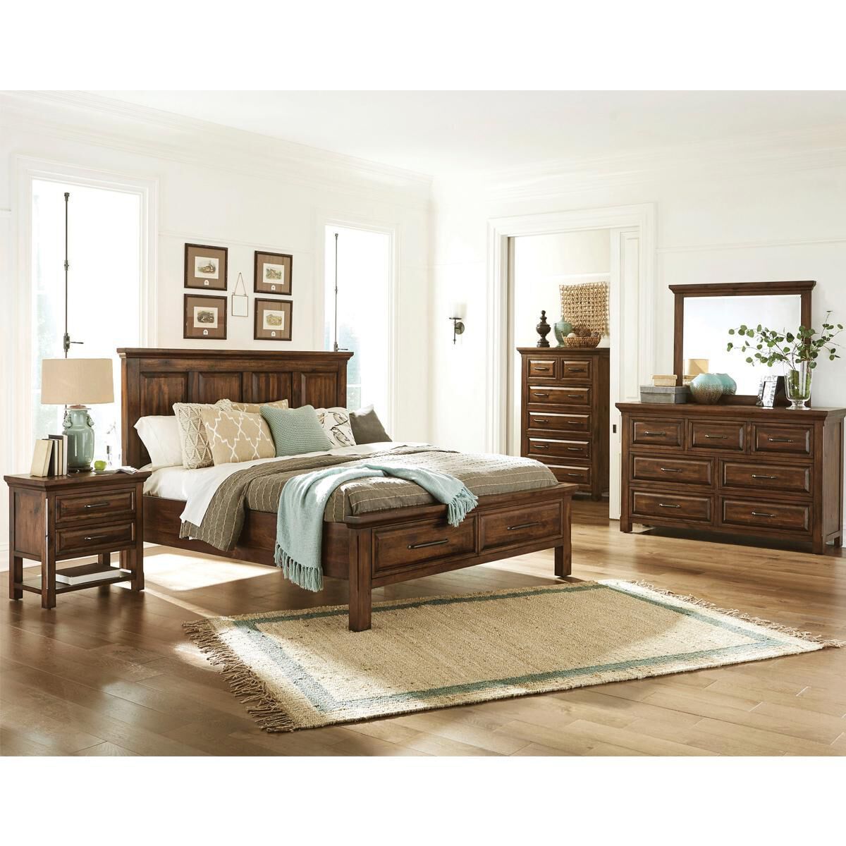 Napa Furniture Design Hill Crest 7 Drawer Dresser in Dark Chestnut, , large