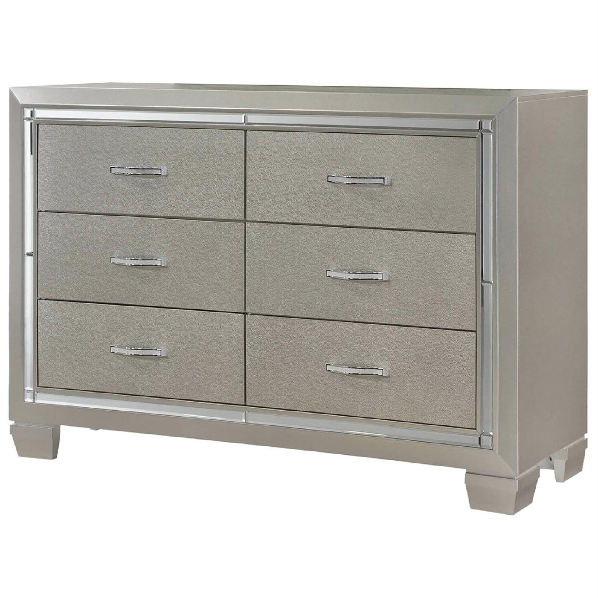Mayberry Hill Platinum Youth Dresser in Platinum, , large
