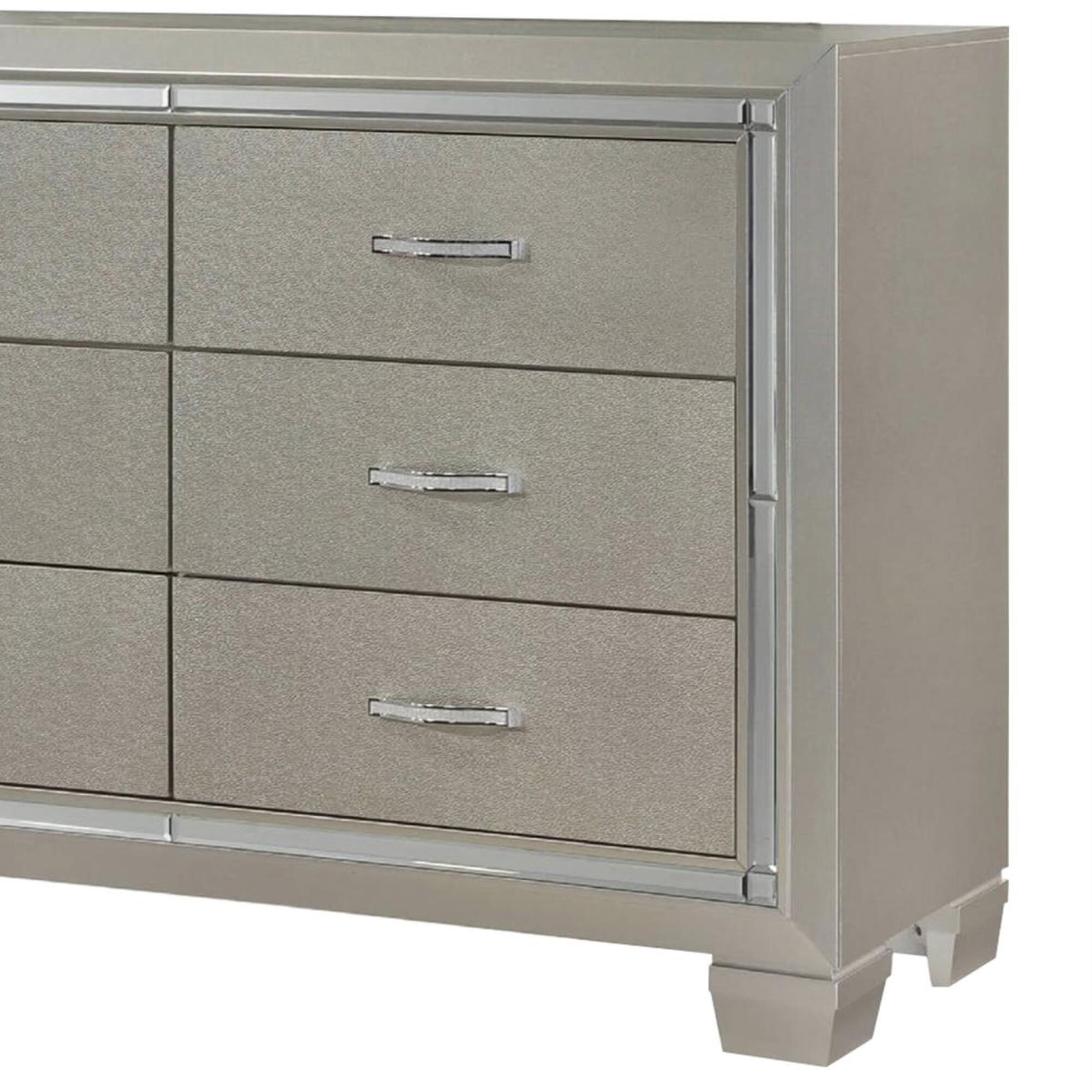 Mayberry Hill Platinum Youth Dresser in Platinum, , large