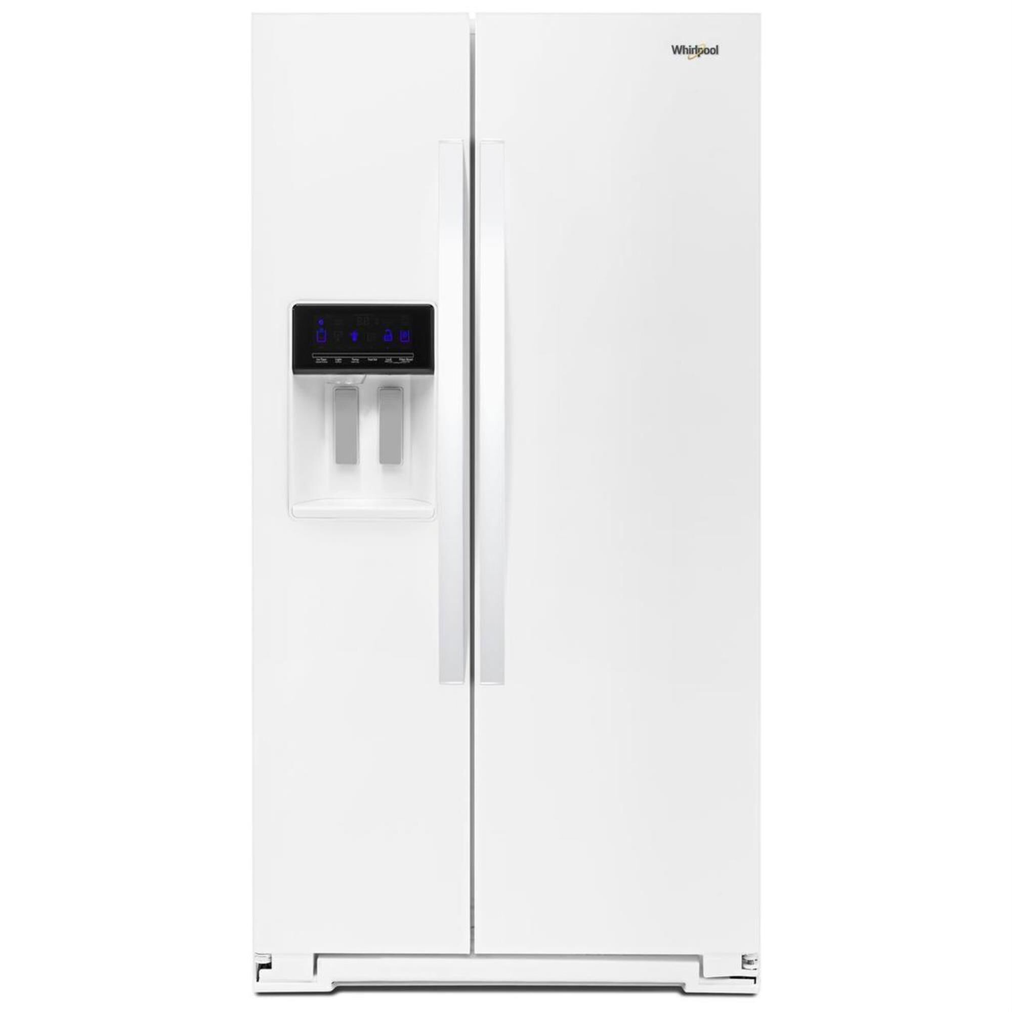 Whirlpool 28 Cu. Ft. 36-Inch Wide Side-by-Side Refrigerator in White, , large