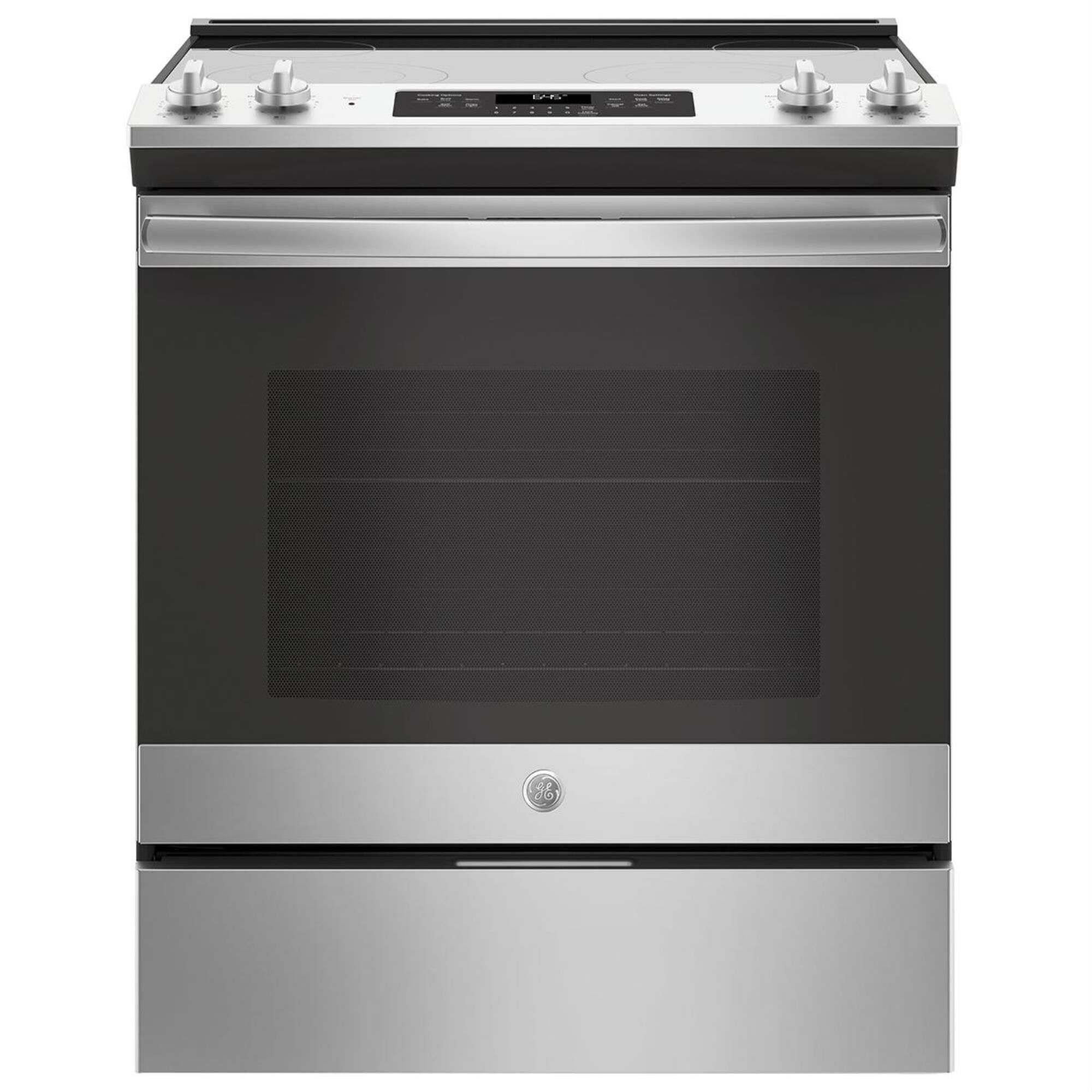 GE Appliances 30" Slide-In Electric Range in Stainless Steel, , large