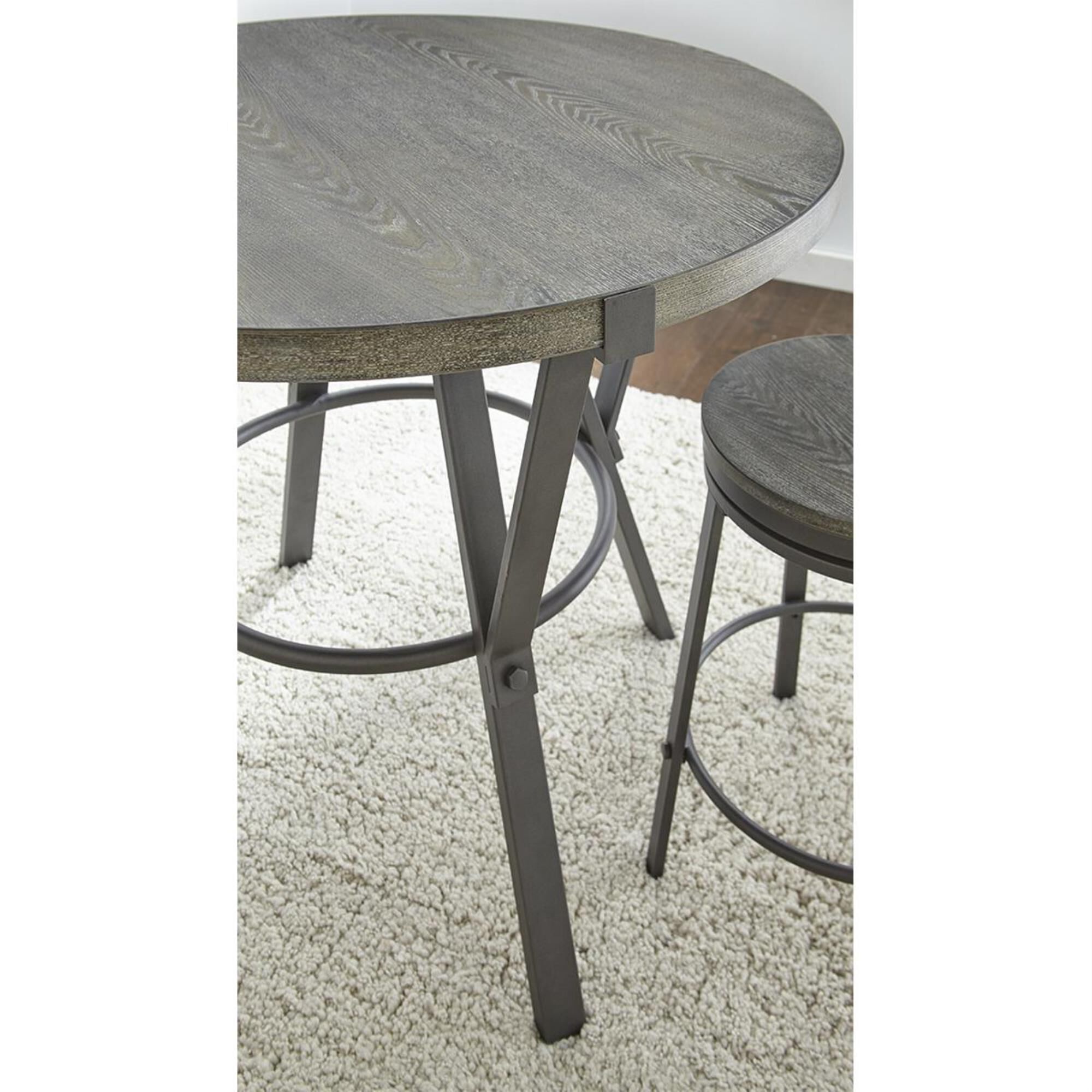 Crystal City Portland Counter Table in Gray - Table Only, , large