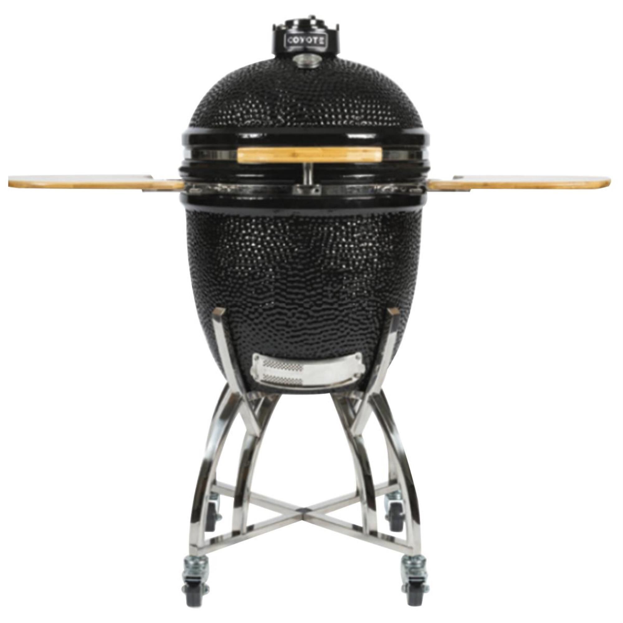 Coyote Outdoor Asado Smoker in Black with Accessory Bundle, , large