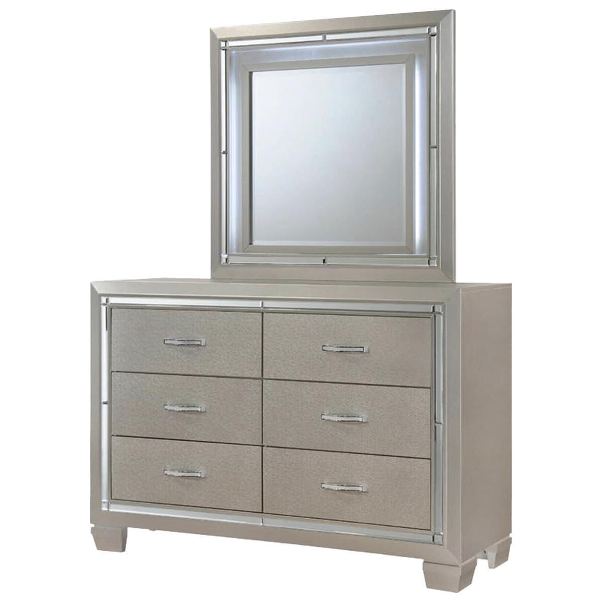 Mayberry Hill Platinum Youth 3 Piece Full Bedroom Set in Platinum, , large