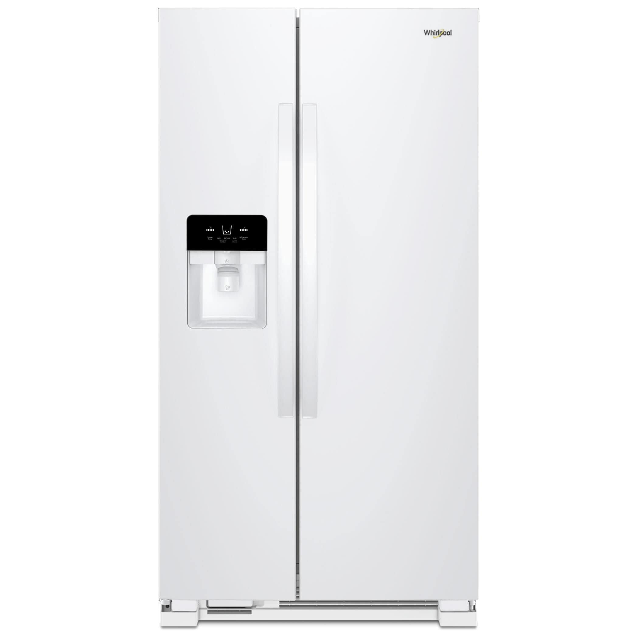 Whirlpool 24.6 Cu. Ft. 36" Wide Side-by-Side Refrigerator in White