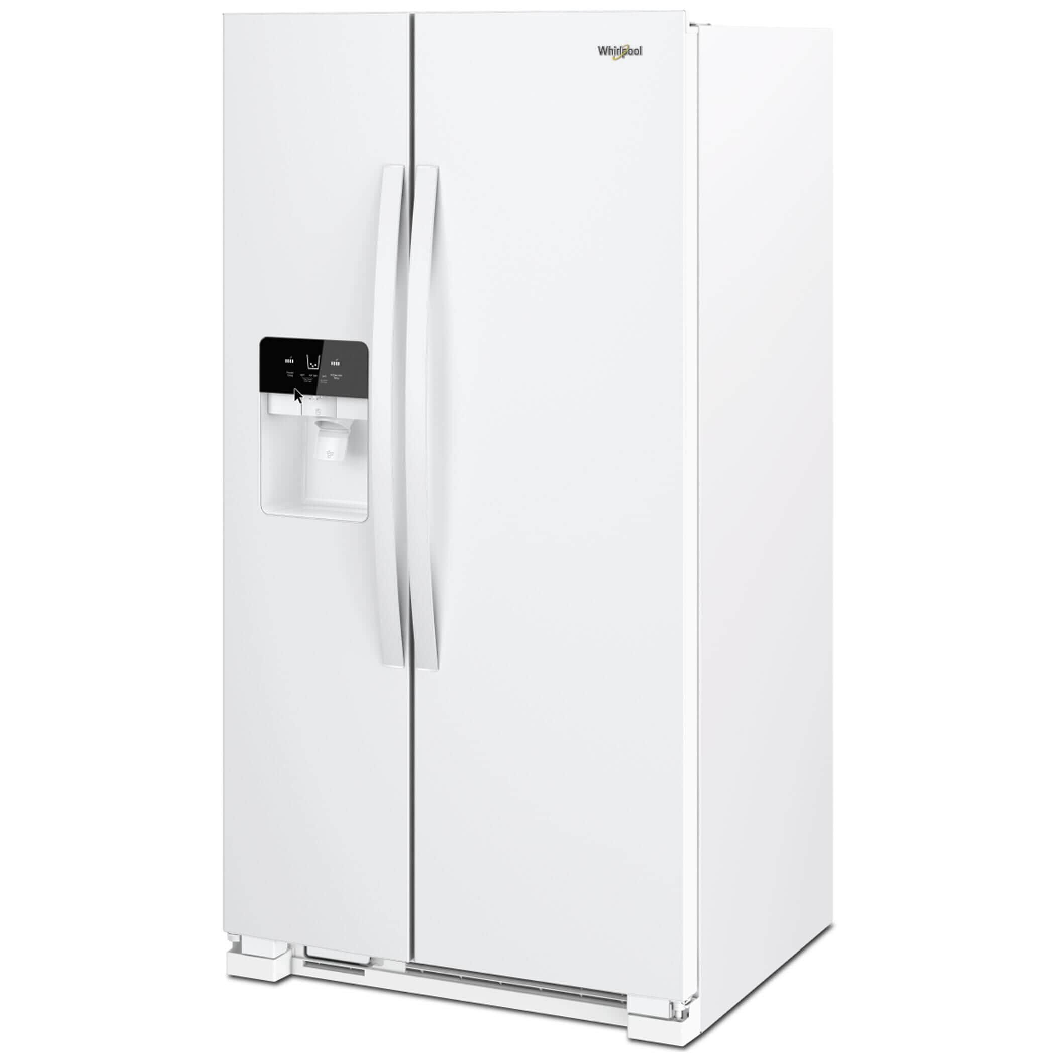 Whirlpool 24.6 Cu. Ft. 36" Wide Side-by-Side Refrigerator in White