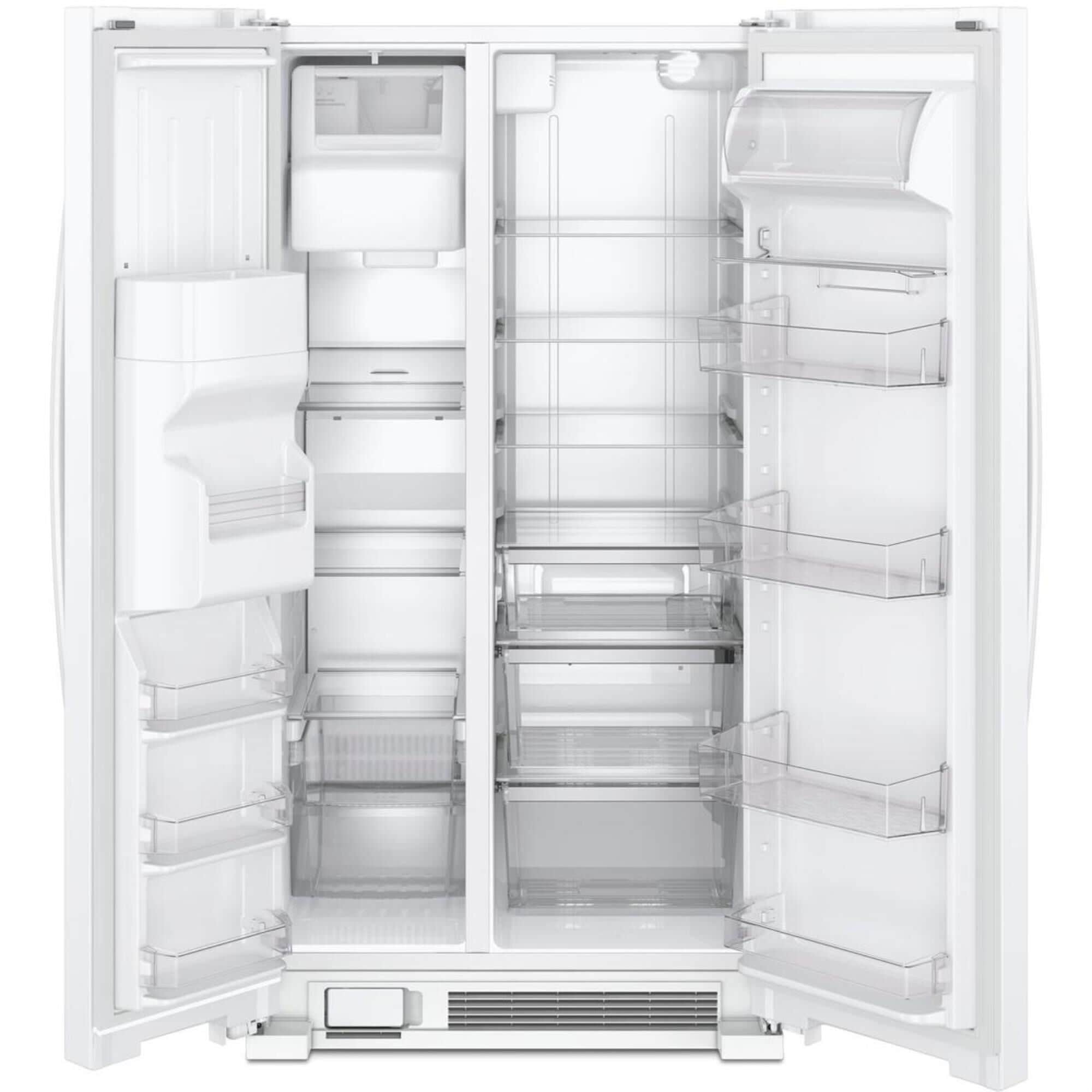 Whirlpool 24.6 Cu. Ft. 36" Wide Side-by-Side Refrigerator in White