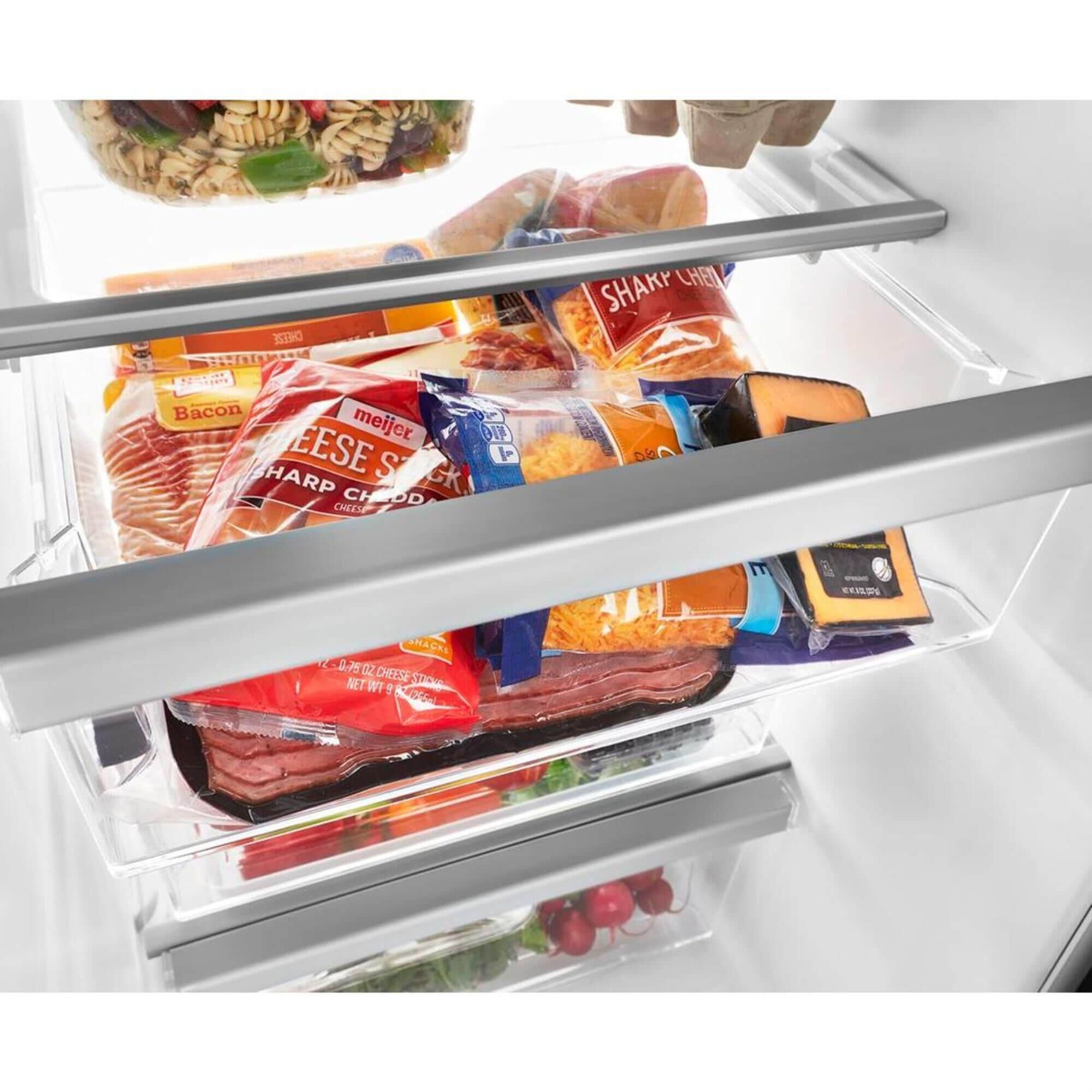 Whirlpool 24.6 Cu. Ft. 36" Wide Side-by-Side Refrigerator in White