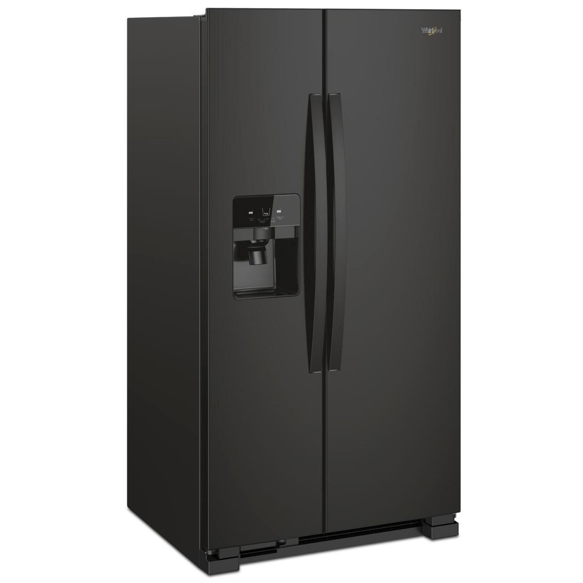 Whirlpool 24.6 Cu. Ft. 36" Wide Side-by-Side Refrigerator in Black, , large