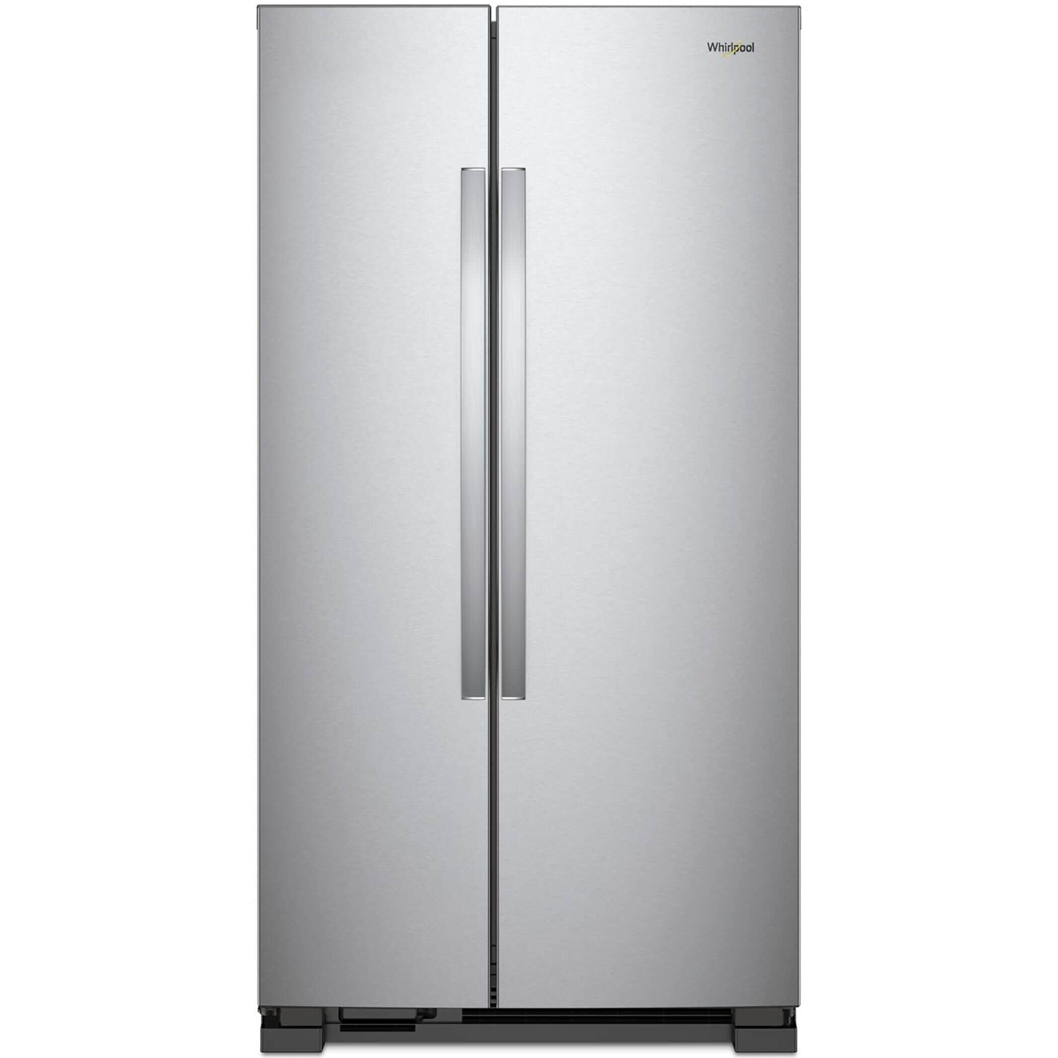 Whirlpool 25 Cu. Ft. 36" Side-by-Side Refrigerator in Monochromatic Stainless Steel, , large