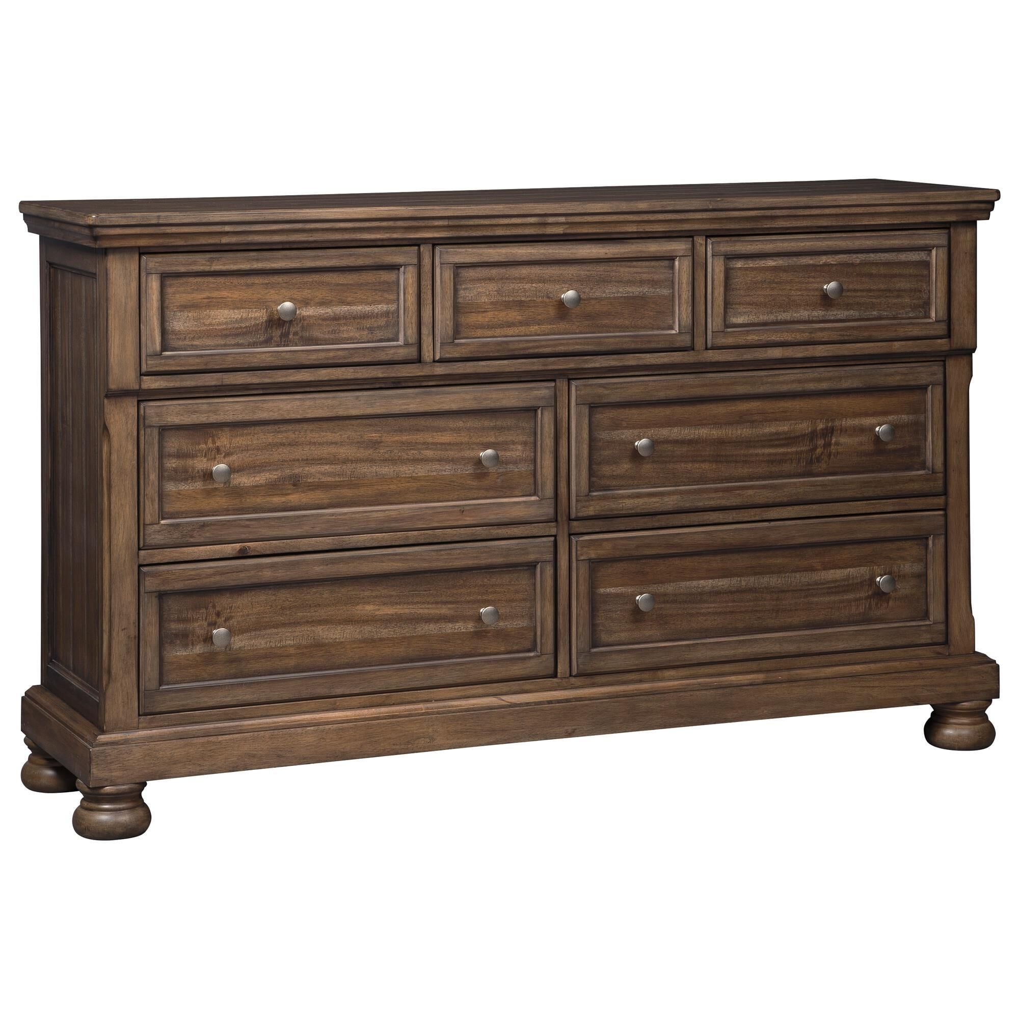 Signature Design by Ashley Flynnter 7 Drawer Dresser in Medium Brown, , large