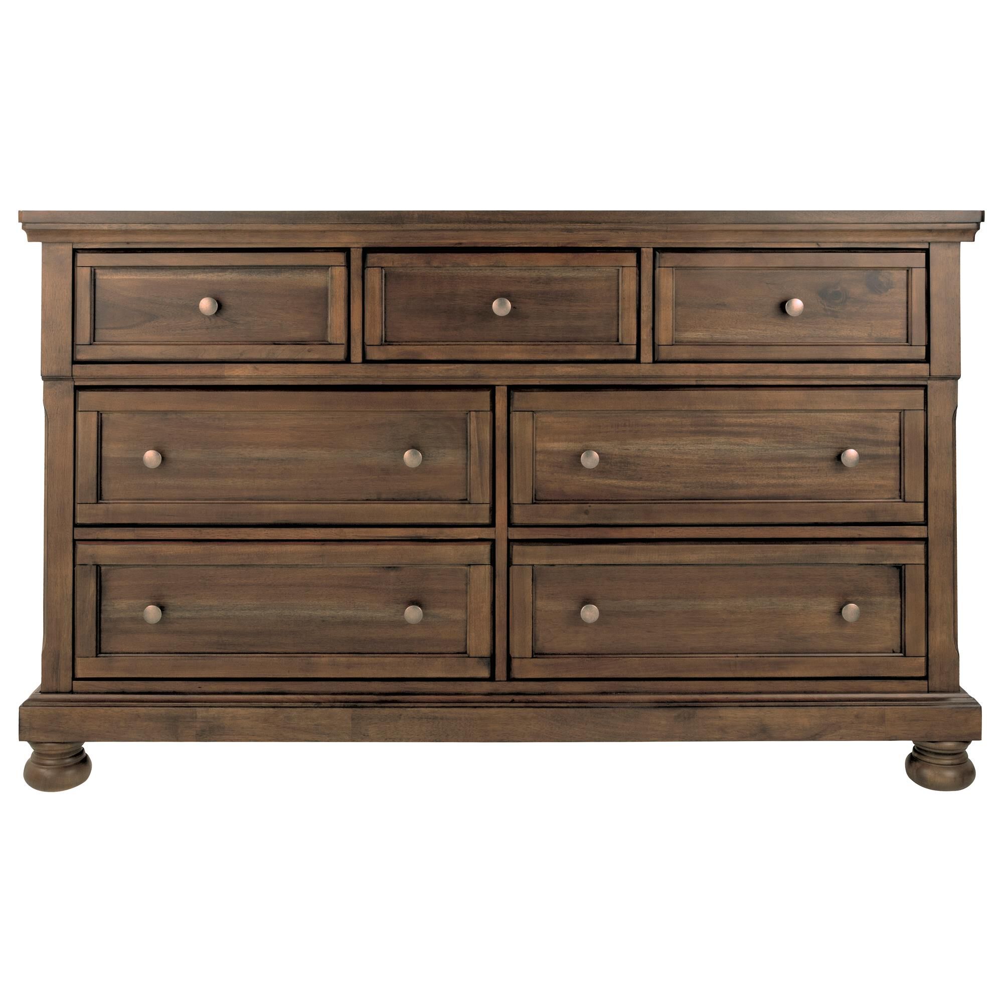 Signature Design by Ashley Flynnter 7 Drawer Dresser in Medium Brown, , large