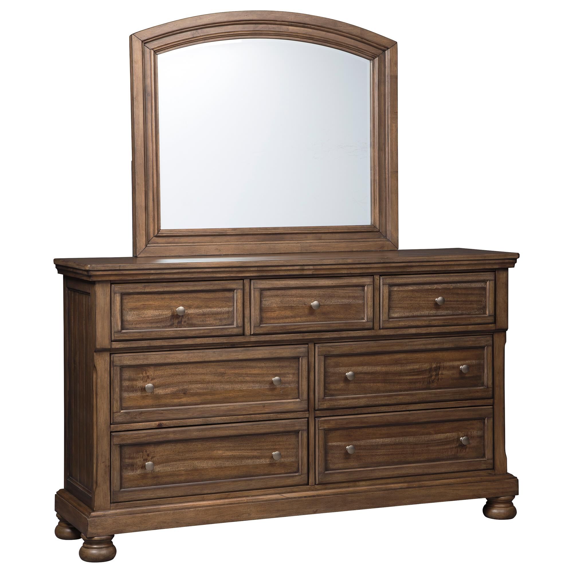 Signature Design by Ashley Flynnter 7 Drawer Dresser in Medium Brown, , large