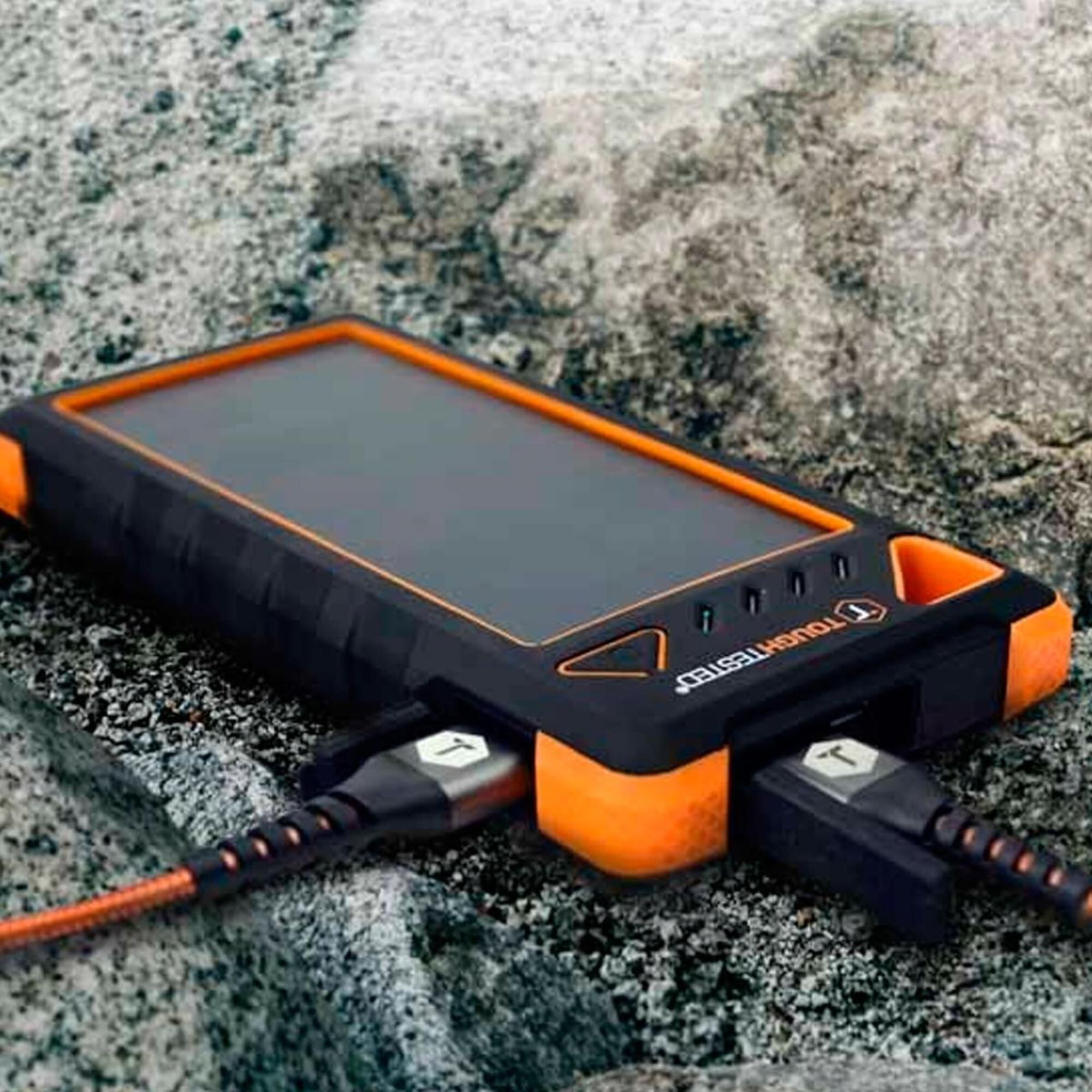 ToughTested 16000 mAh Solar Power Bank with Flashlight, , large