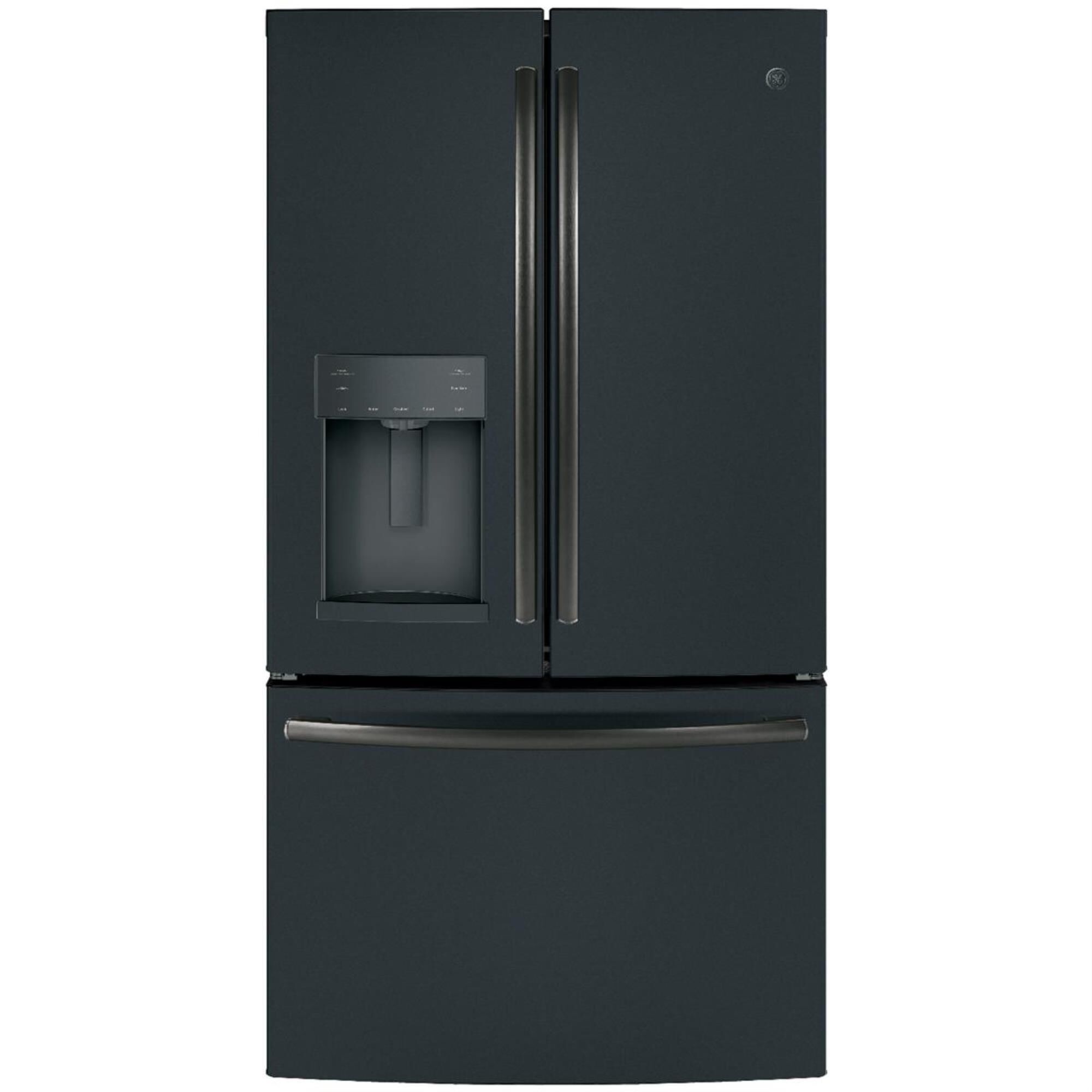 GE Appliances 27.8 Cu. Ft. Energy Star French-Door Refrigerator in Black Slate, , large