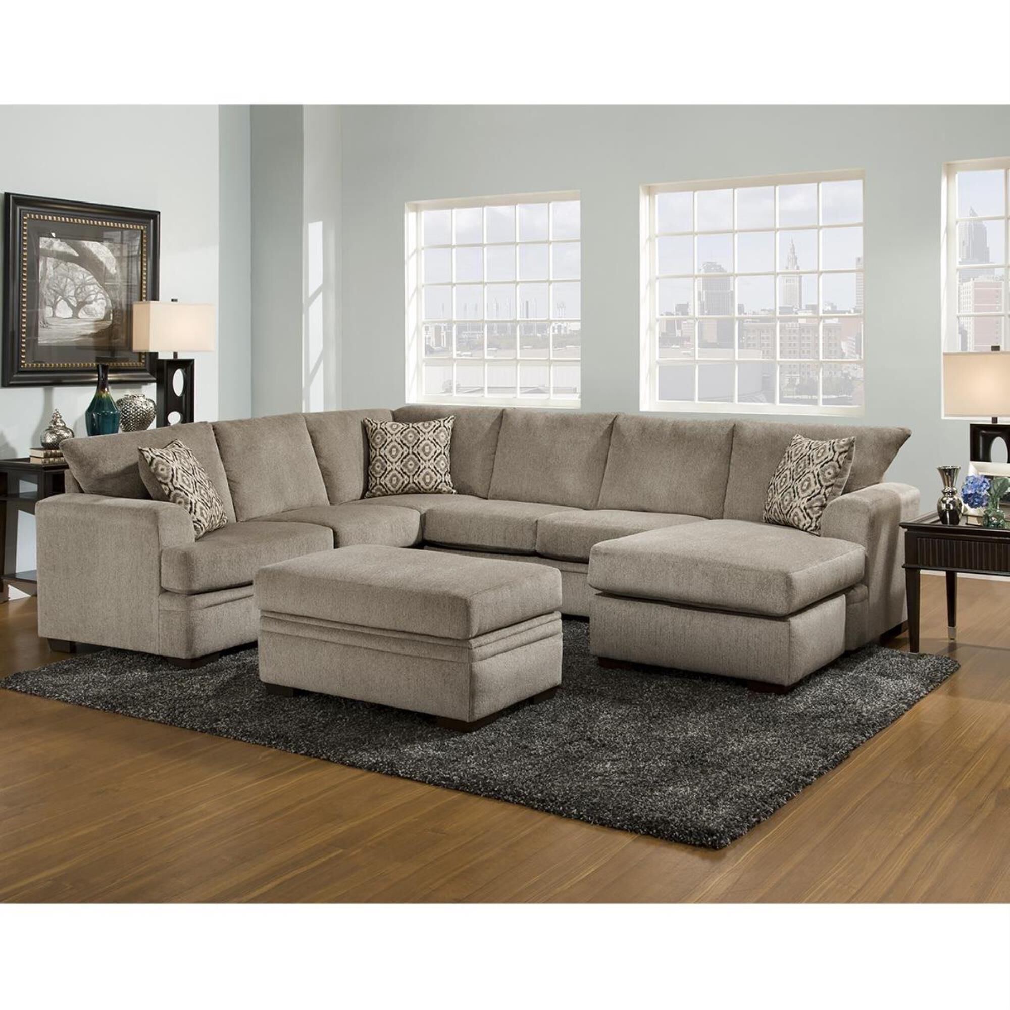 Southaven Storage Ottoman in Gray Cornell Pewter, , large