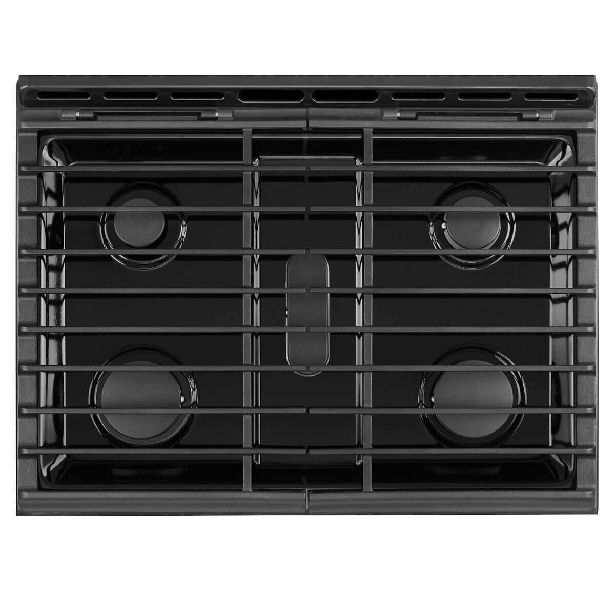 Whirlpool 5.8 Cu. Ft. Slide-In Gas Range with EZ-2-Lift Hinged Grates in Fingerprint Resistant Stainless Steel, , large