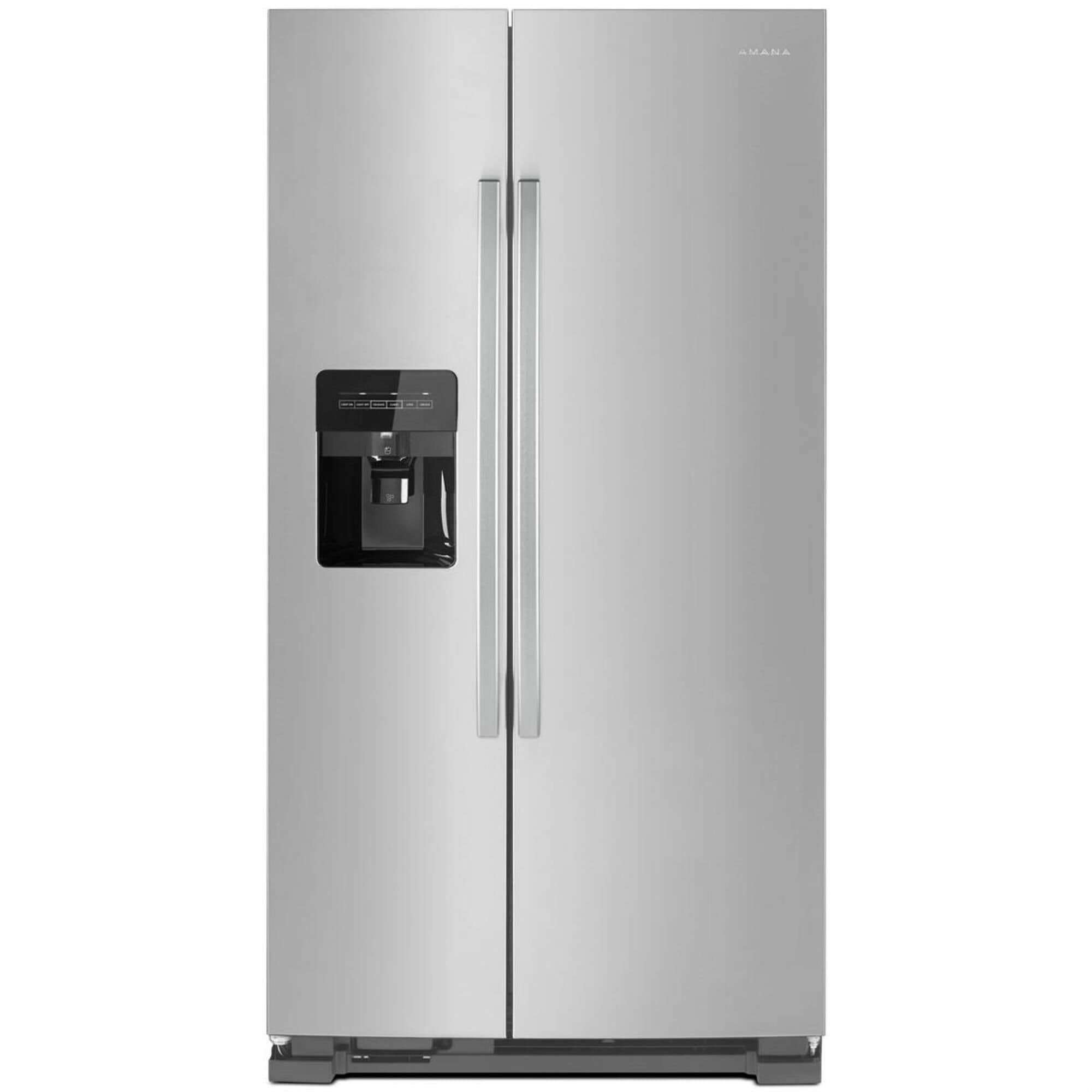 Amana 21.4 Cu. Ft. 33" Side-by-Side Refrigerator with Dual Pad External Ice and Water Dispenser in Stainless Steel, , large