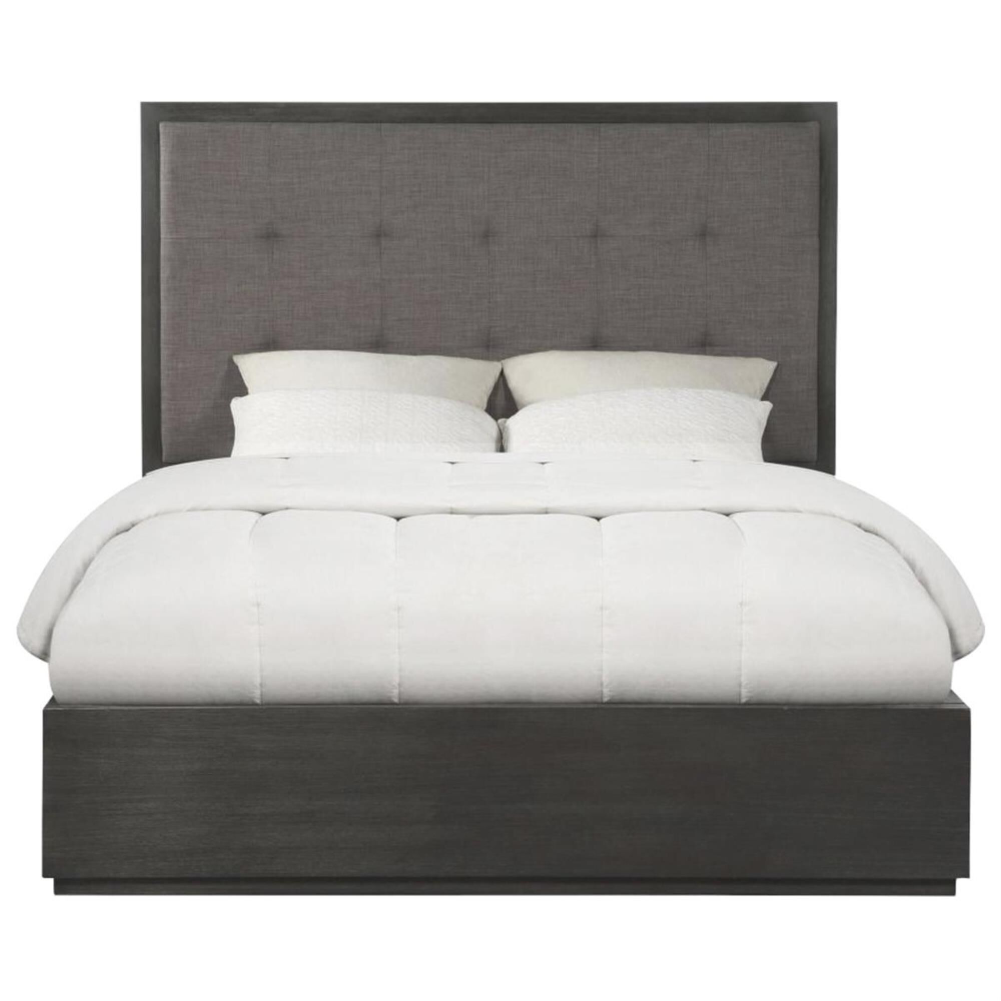 Living Essentials Oxford 4-Piece King Bedroom Set in Basalt Gray, , large