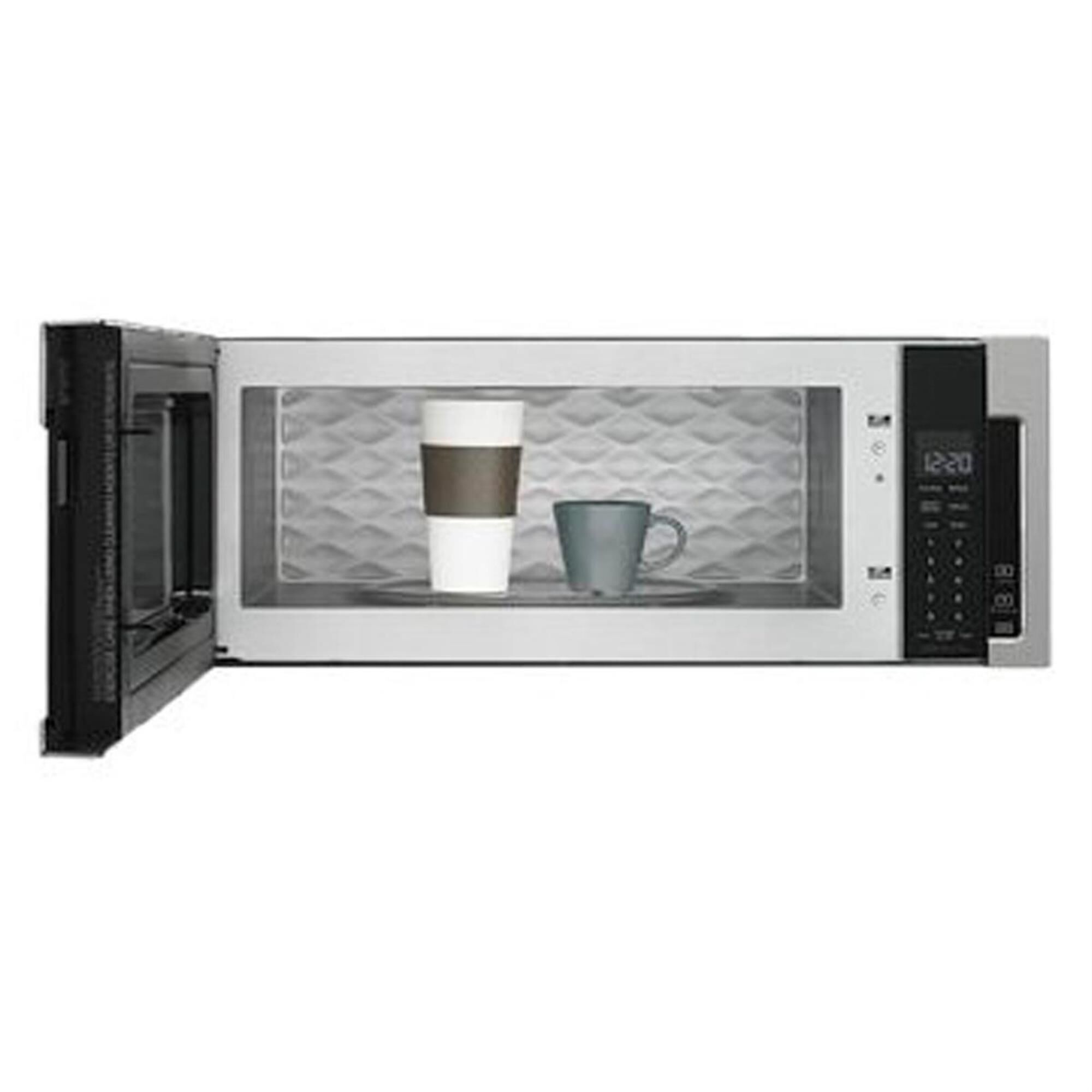 Whirlpool 1.1 Cu. Ft. 1000 watt Low Profile Microwave Hood Combination in Fingerprint Resistant Stainless Steel, , large