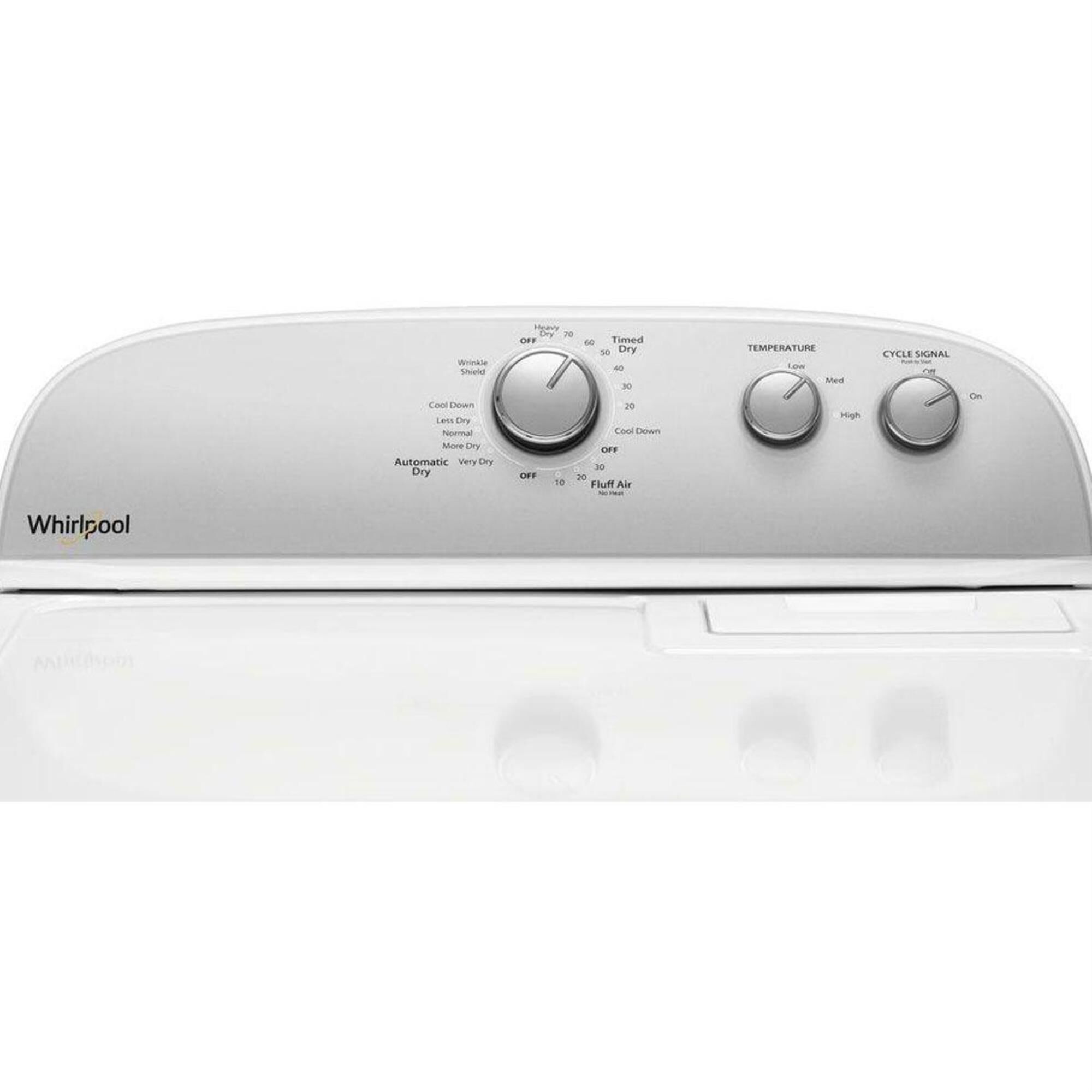 Whirlpool 7 Cu. Ft. Electric Dryer in White, , large